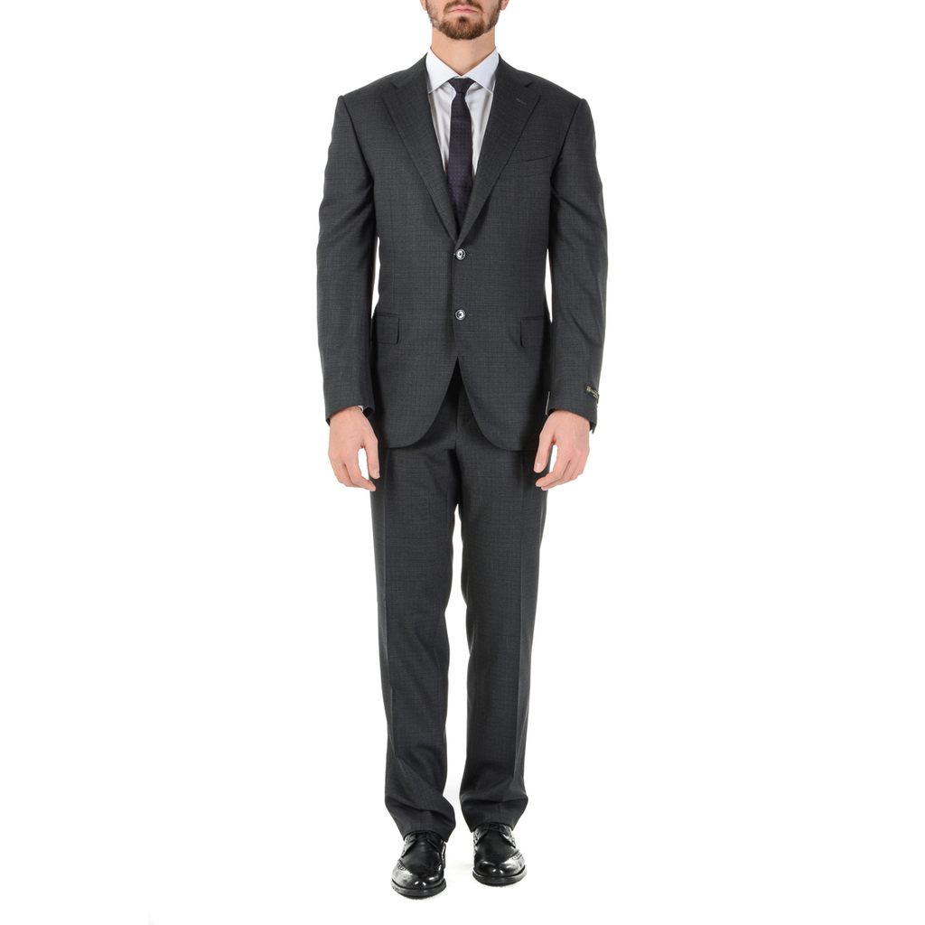 Abito da uomo Corneliani maniche lunghe blu scuro Super 160's