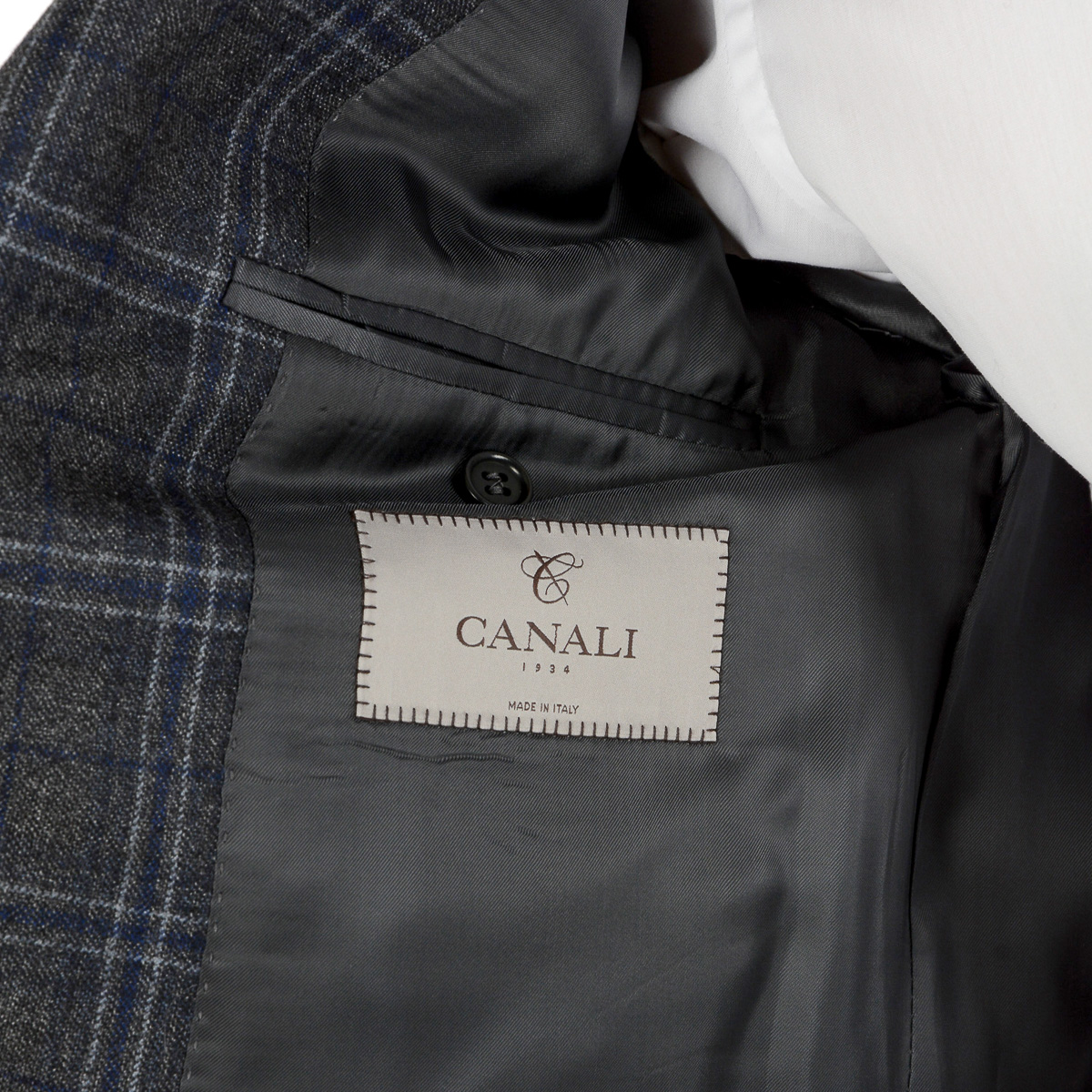 Giacca uomo Canali maniche lunghe blu