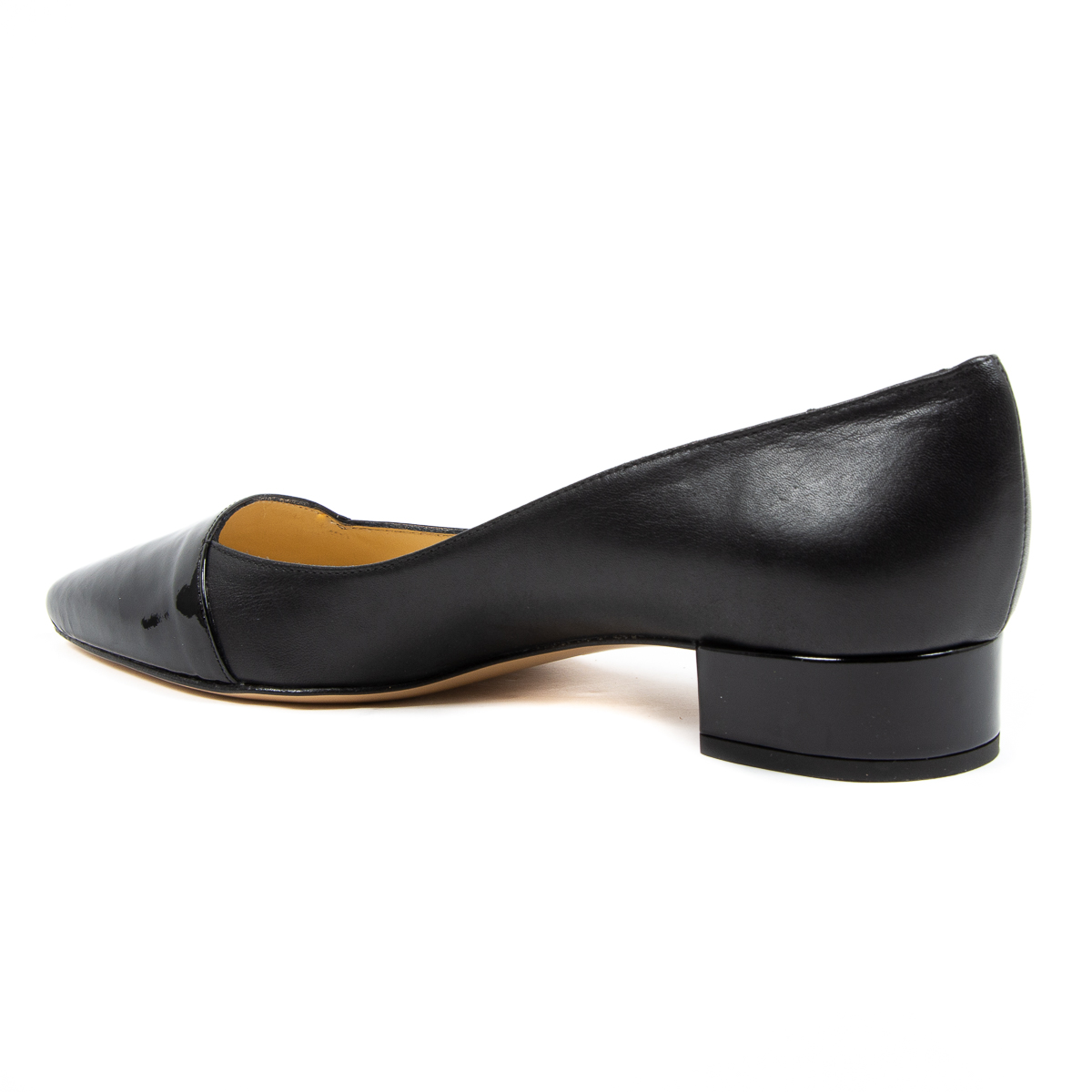 V 1969 Italia Womens Ballerina Black CHARITY