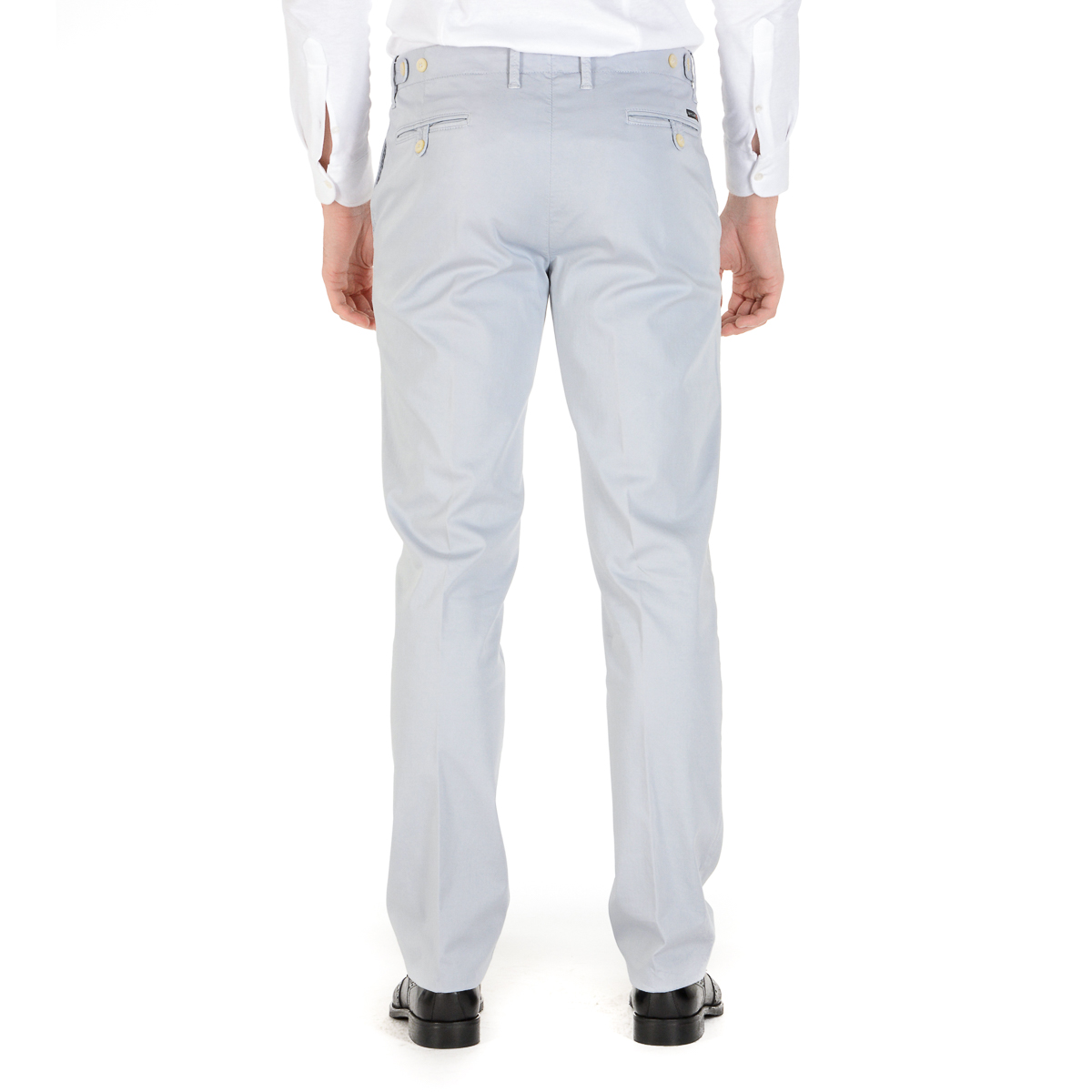 Corneliani Pantaloni Uomo Grigio Chiaro