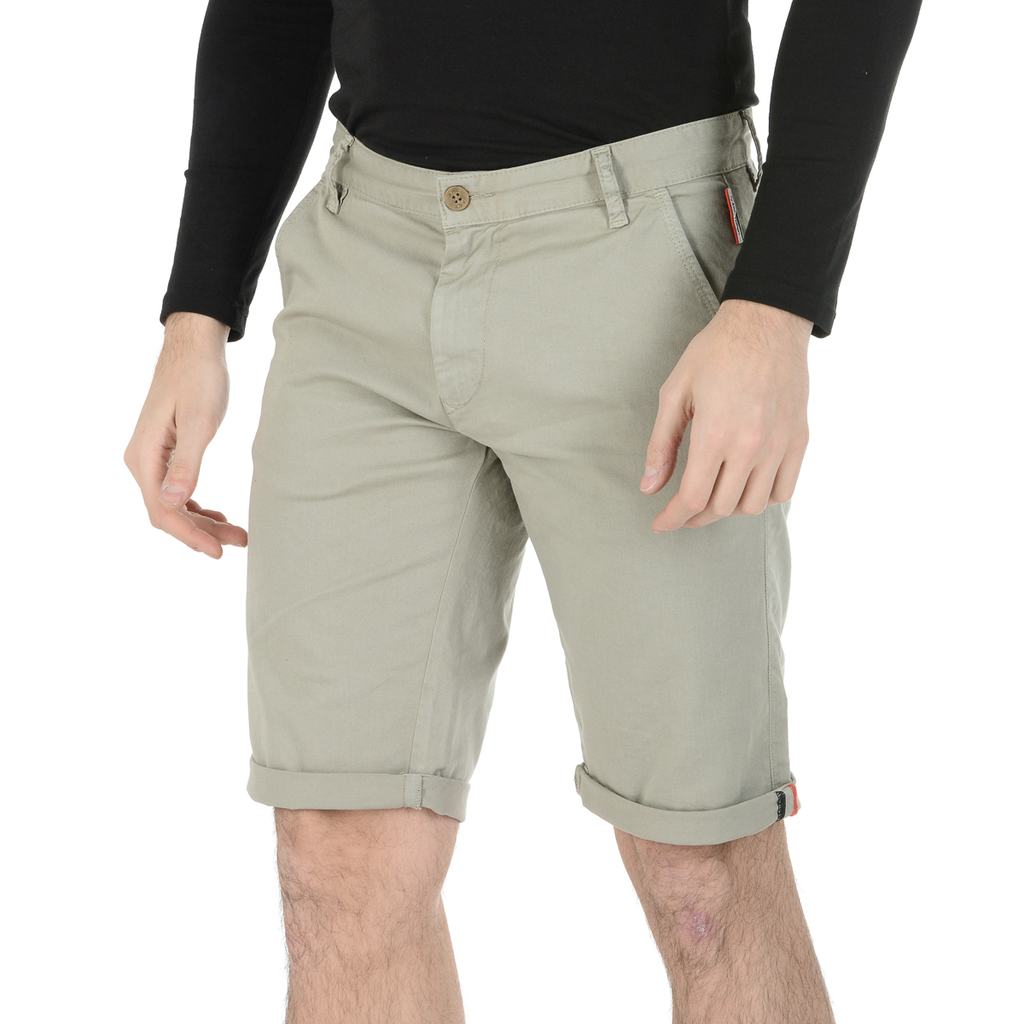 Andrew Charles Pantaloncini da uomo color talpa SADECK