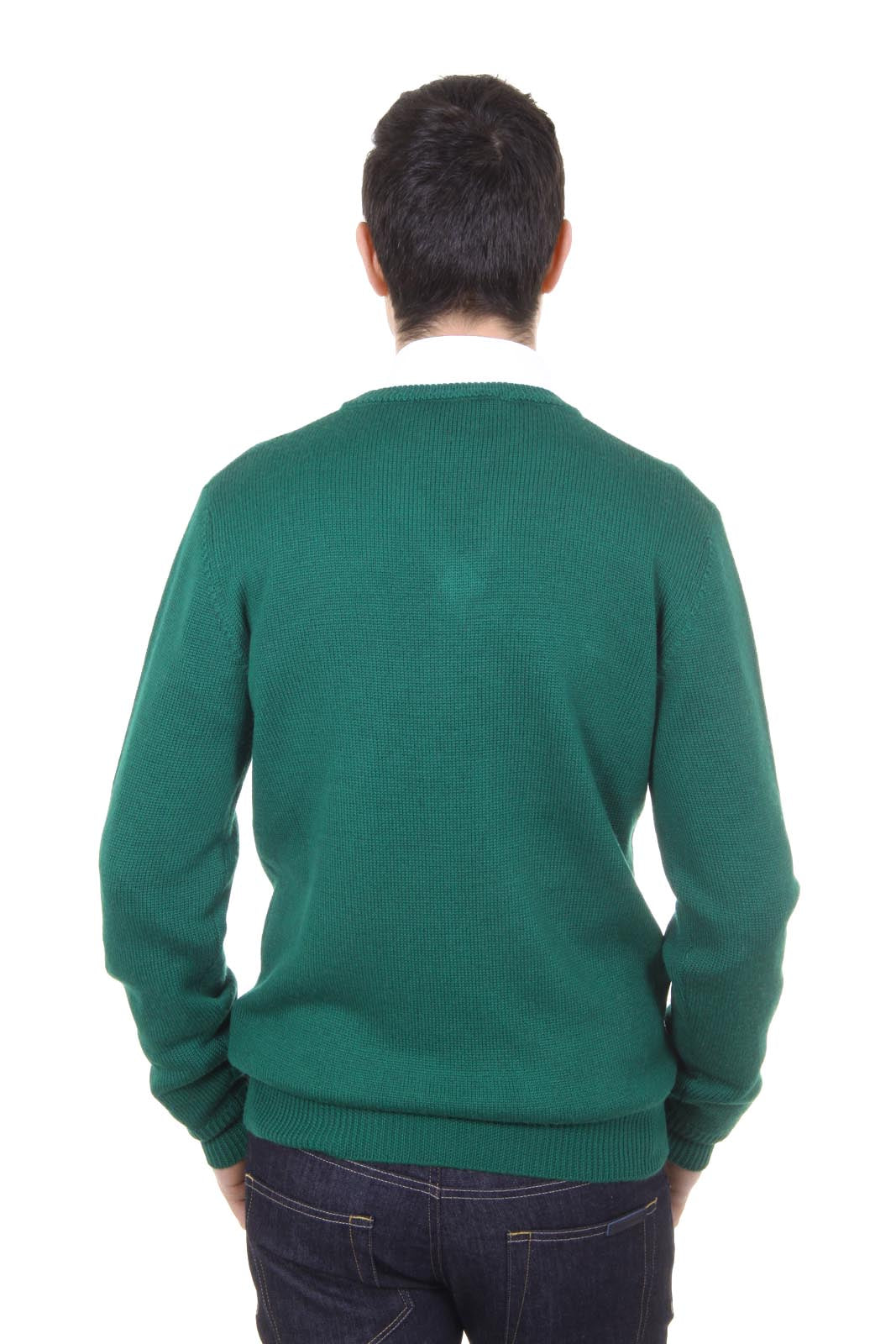 Maglione uomo scollo a V V 1969 Italia 9803 SCOLLO V VERDONE