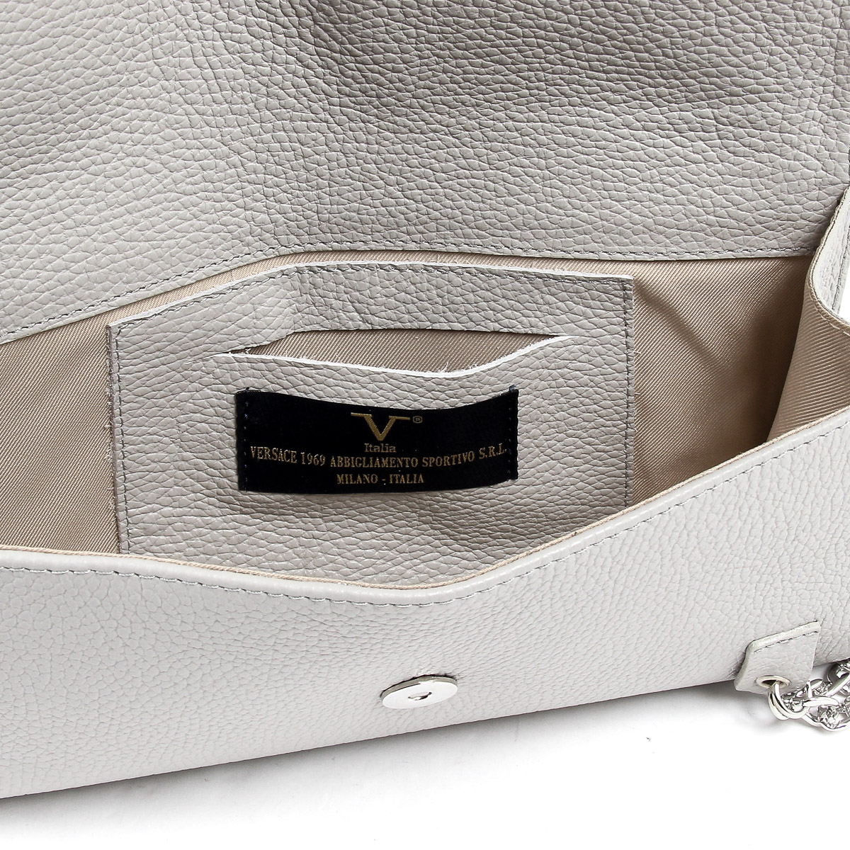V 1969 Italia Borsa da donna Grigio chiaro ROMA