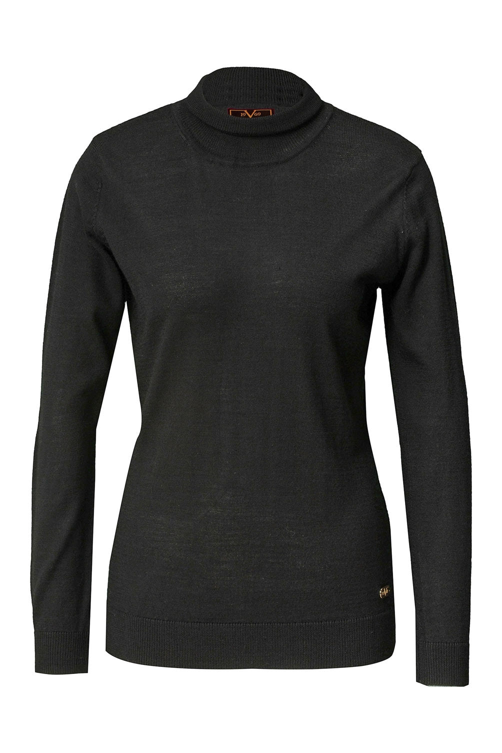 19V69 Italia Maglione da donna nero KETTY BLACK