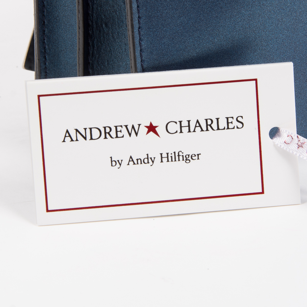 Borsa a mano da donna Andrew Charles blu RING