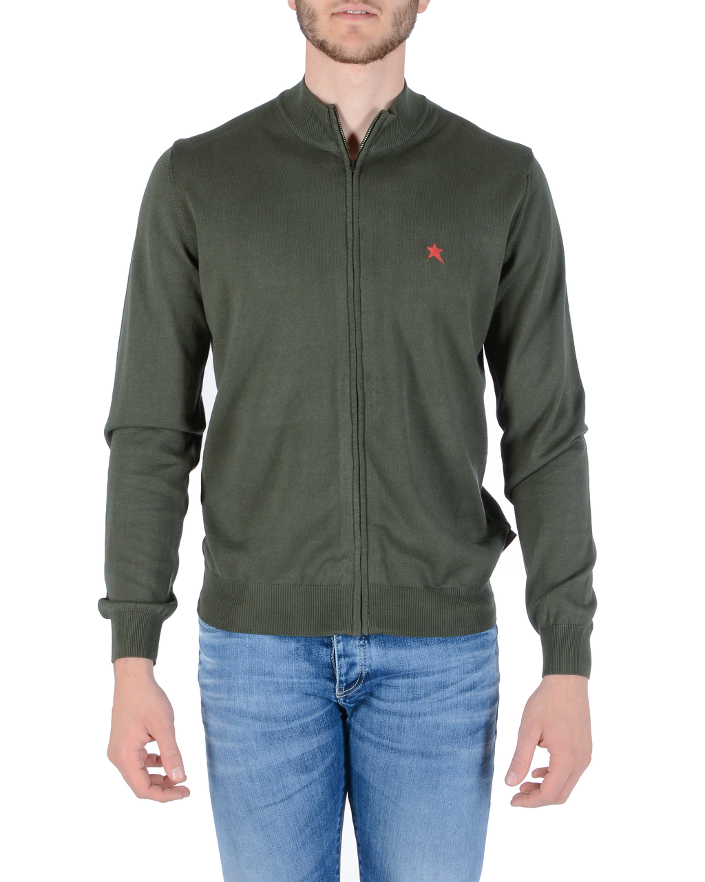 Maglione da uomo Andrew Charles LUPETTO GREEN