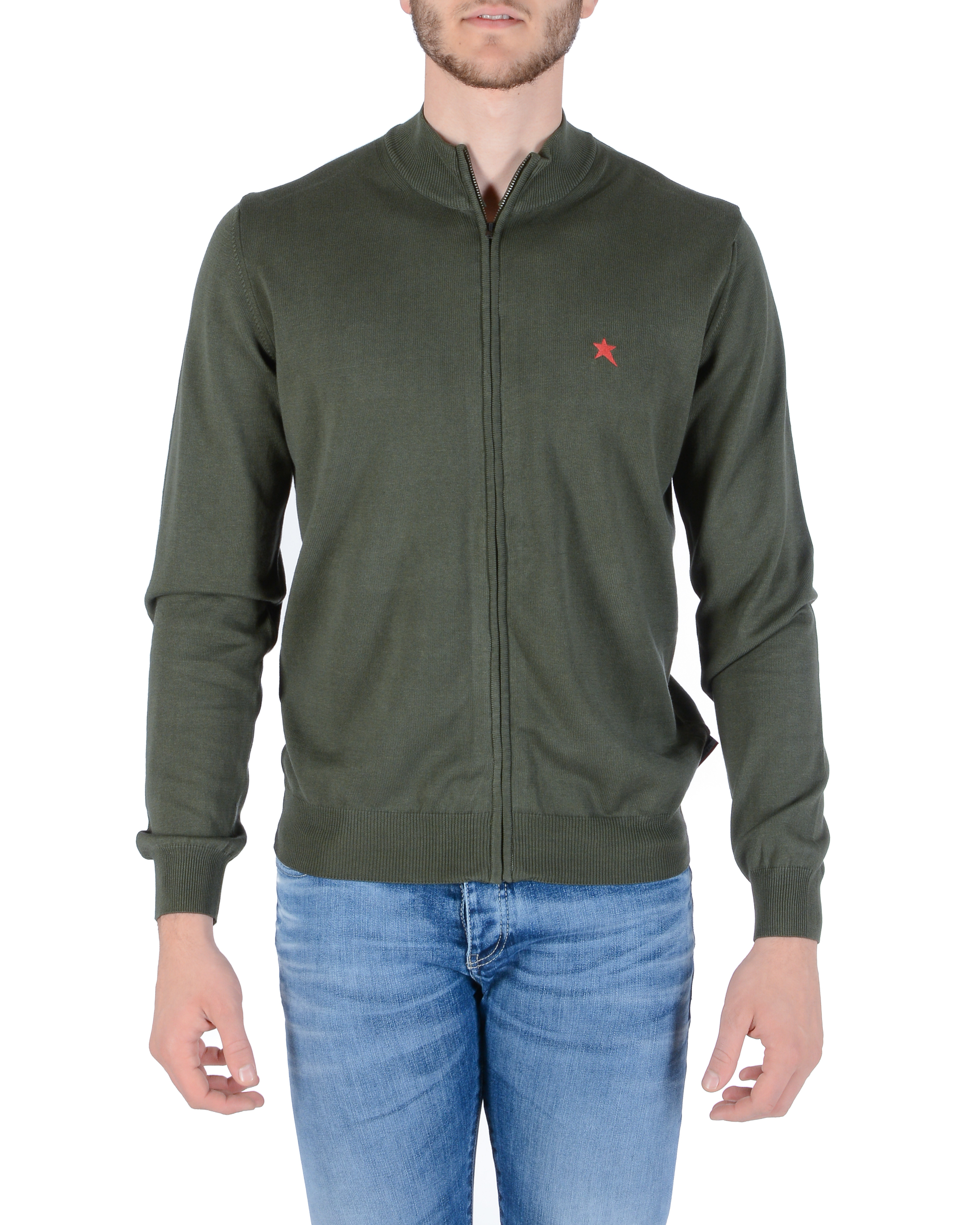 Maglione da uomo Andrew Charles LUPETTO GREEN
