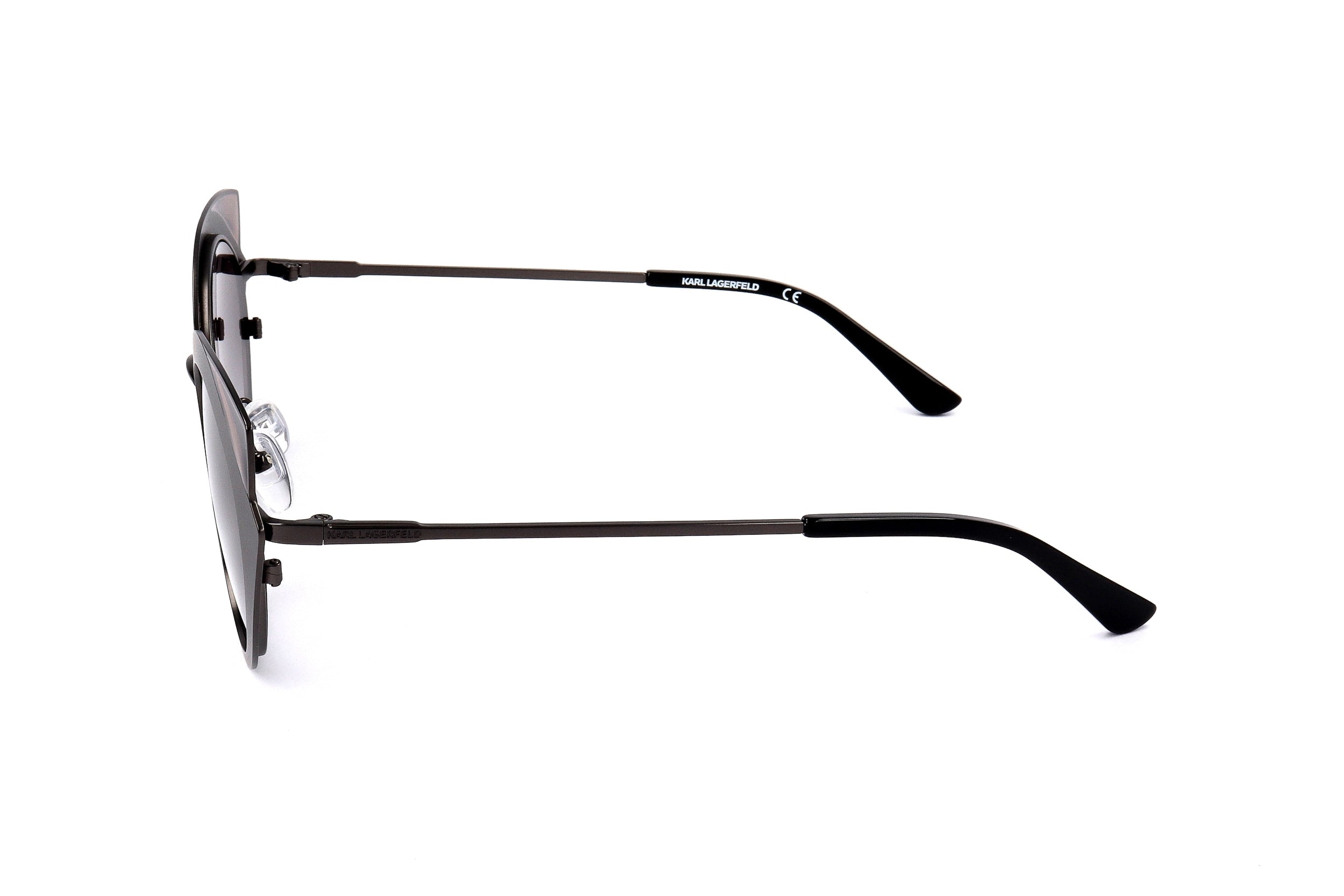 Occhiali da sole da donna Karl Lagerfeld KL304S 507 53 19 140 MATTE DARK GUNMETAL