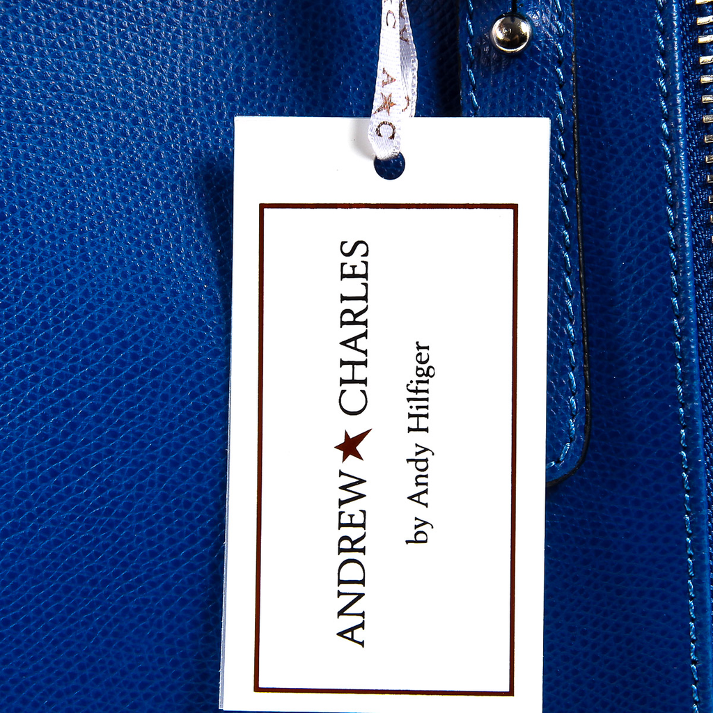Borsa a mano da donna Andrew Charles blu ETHEL
