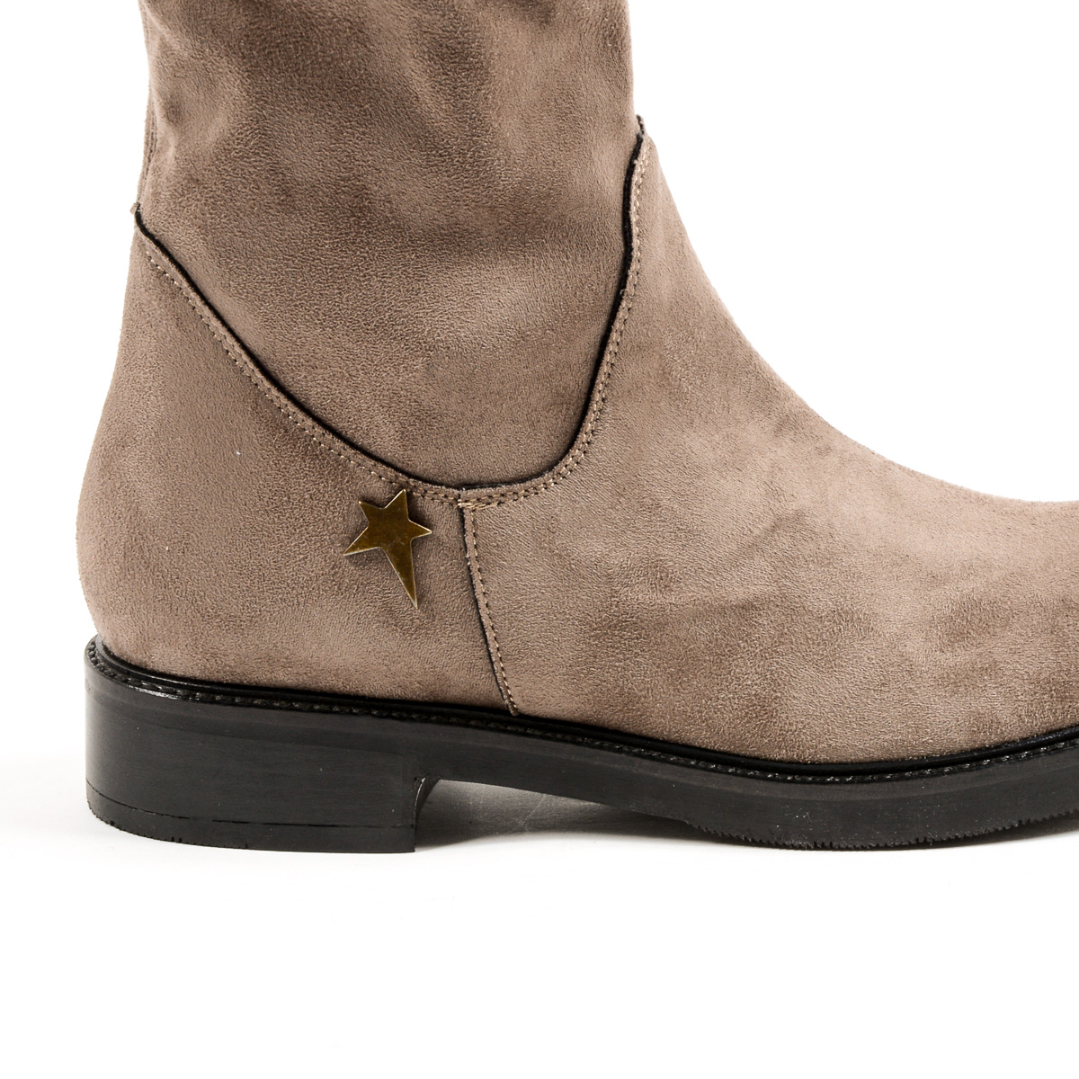 Andrew Charles Stivali da donna color talpa CHER
