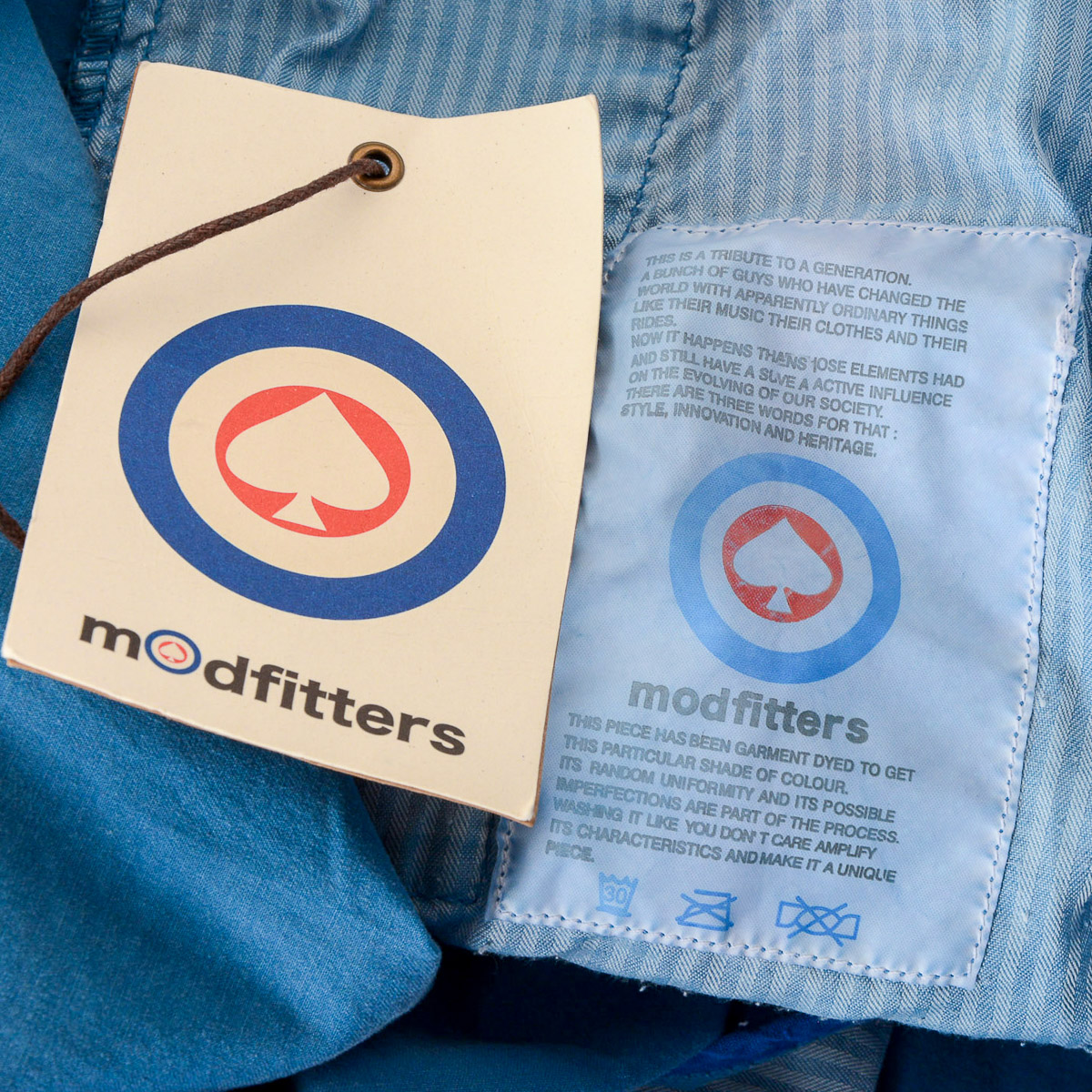 Pantaloni da uomo Modfitters Azzurro COMFORT MASSAUA