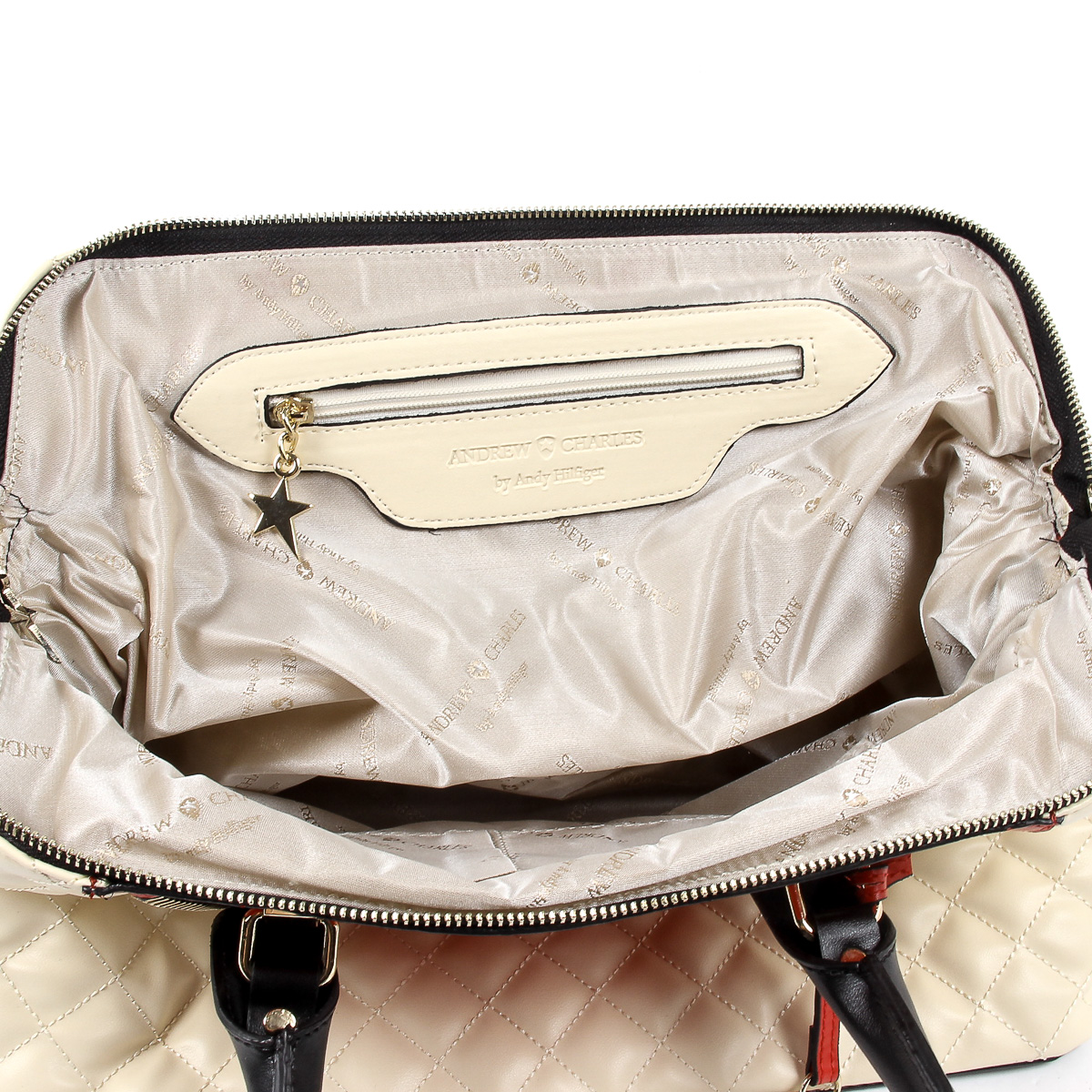 Borsa a mano da donna Andrew Charles Beige DALYA