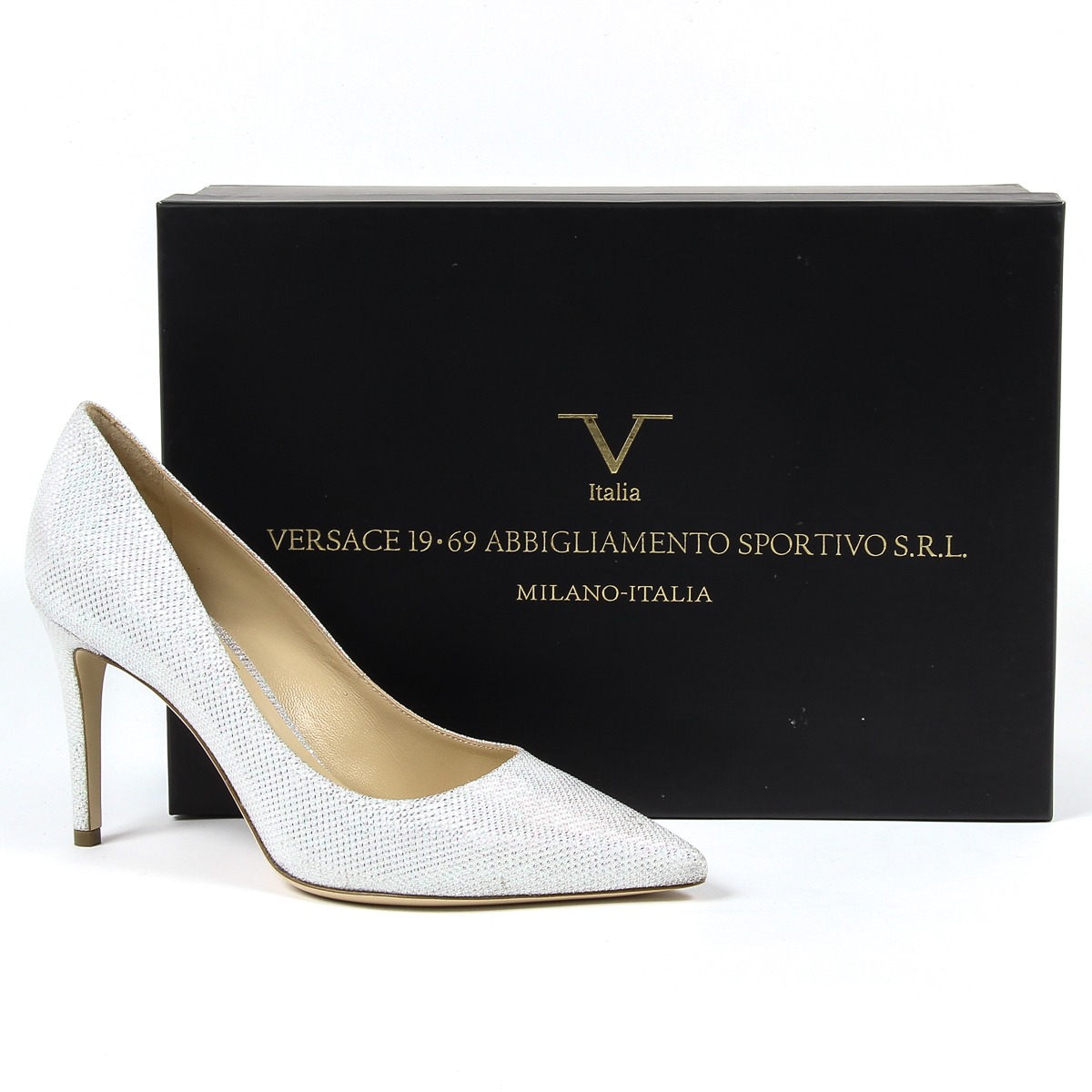 V 1969 Italia Womens Pump White MINA