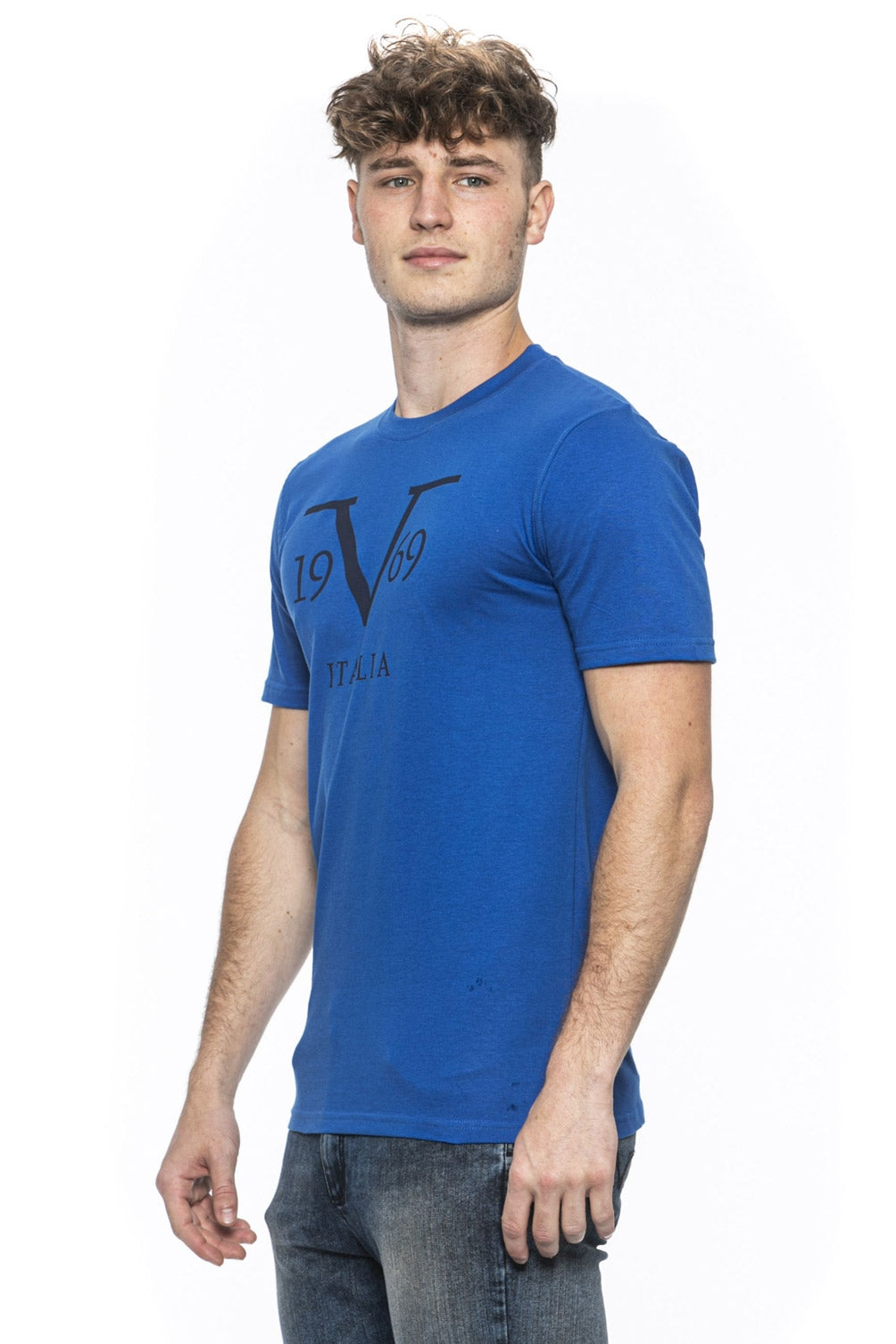19V69 Italia T-Shirt Uomo Blu RAYAN ROYAL BLUE