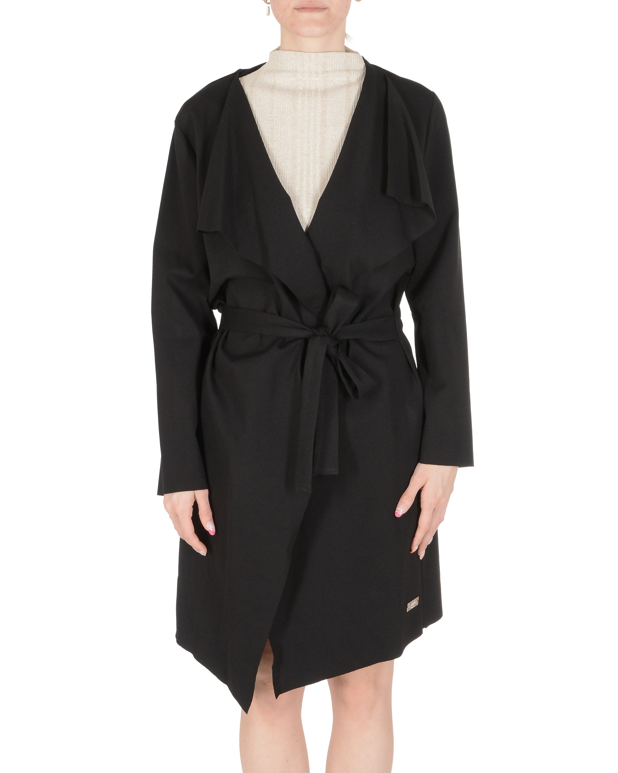 19V69 Italia Topper da donna Nero Bianco MADRID NERO