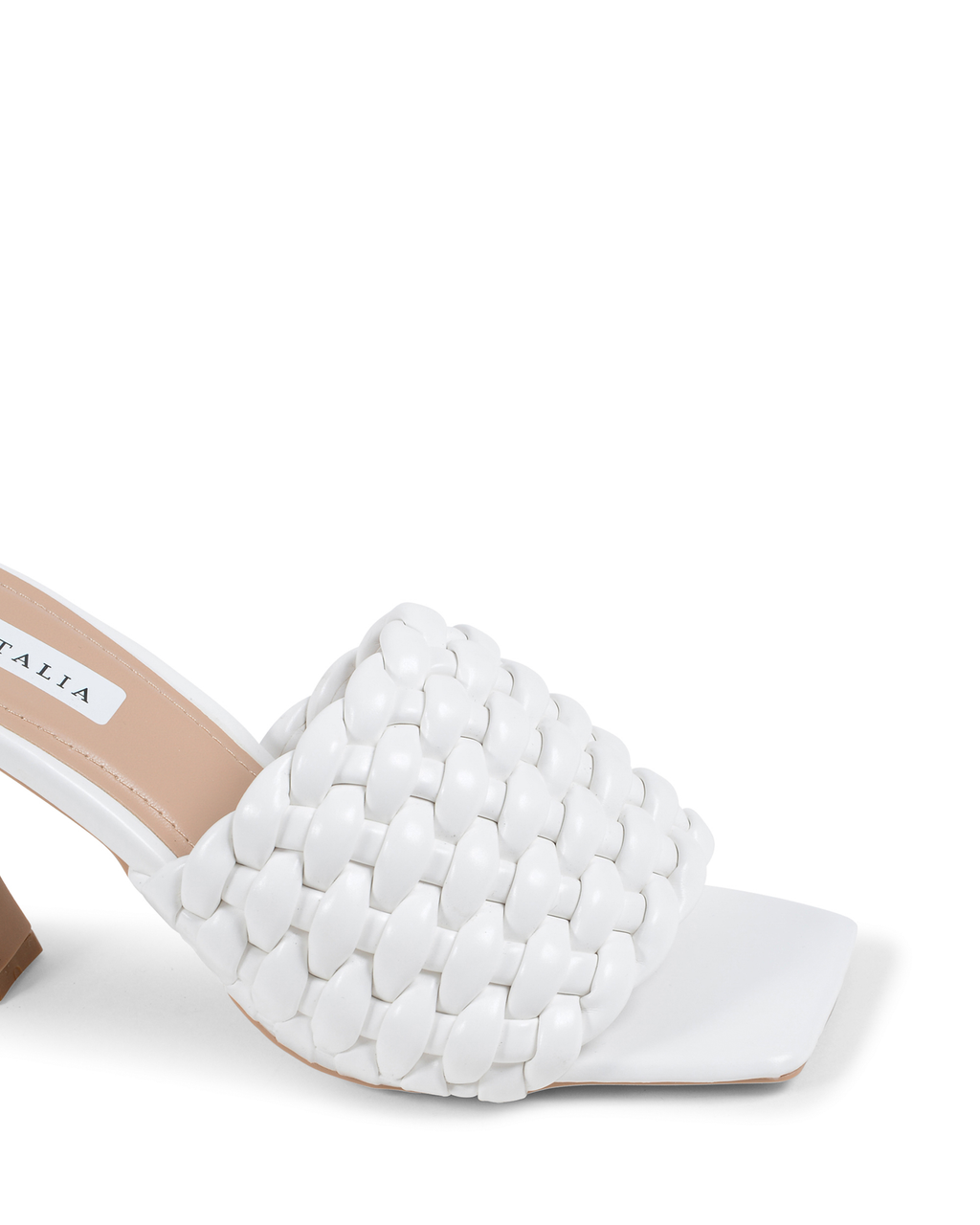 19V69 Italia Sandalo Mule da Donna Bianco V8185 BIANCO