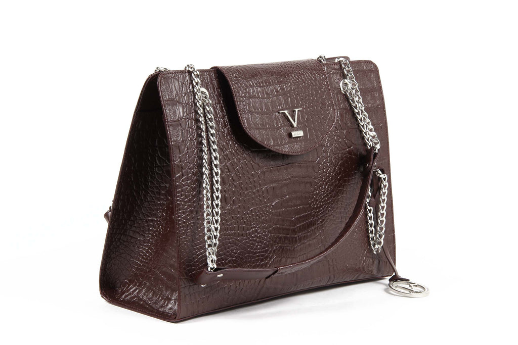 V 1969 Italia Borsa da donna ARC02 GRETA COCCO BORDEAUX