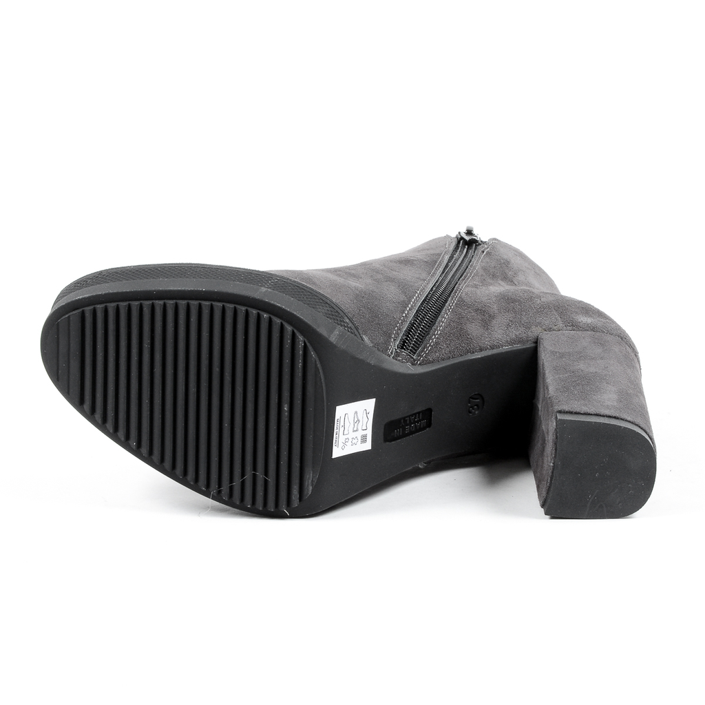 Stivaletti con tacco da donna Andrew Charles, grigi SHERYL