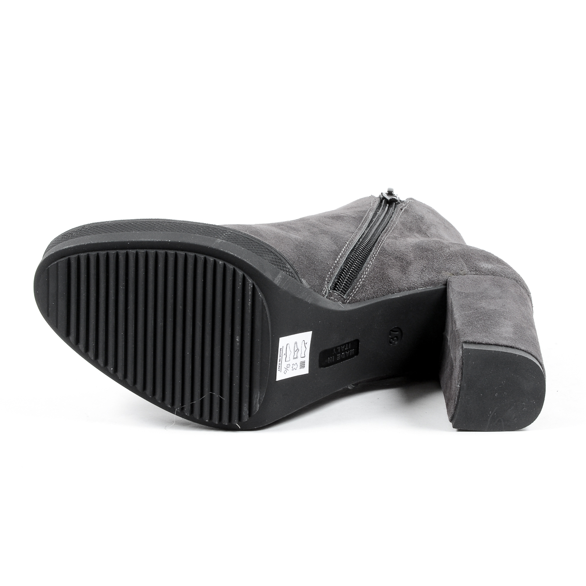 Stivaletti con tacco da donna Andrew Charles, grigi SHERYL
