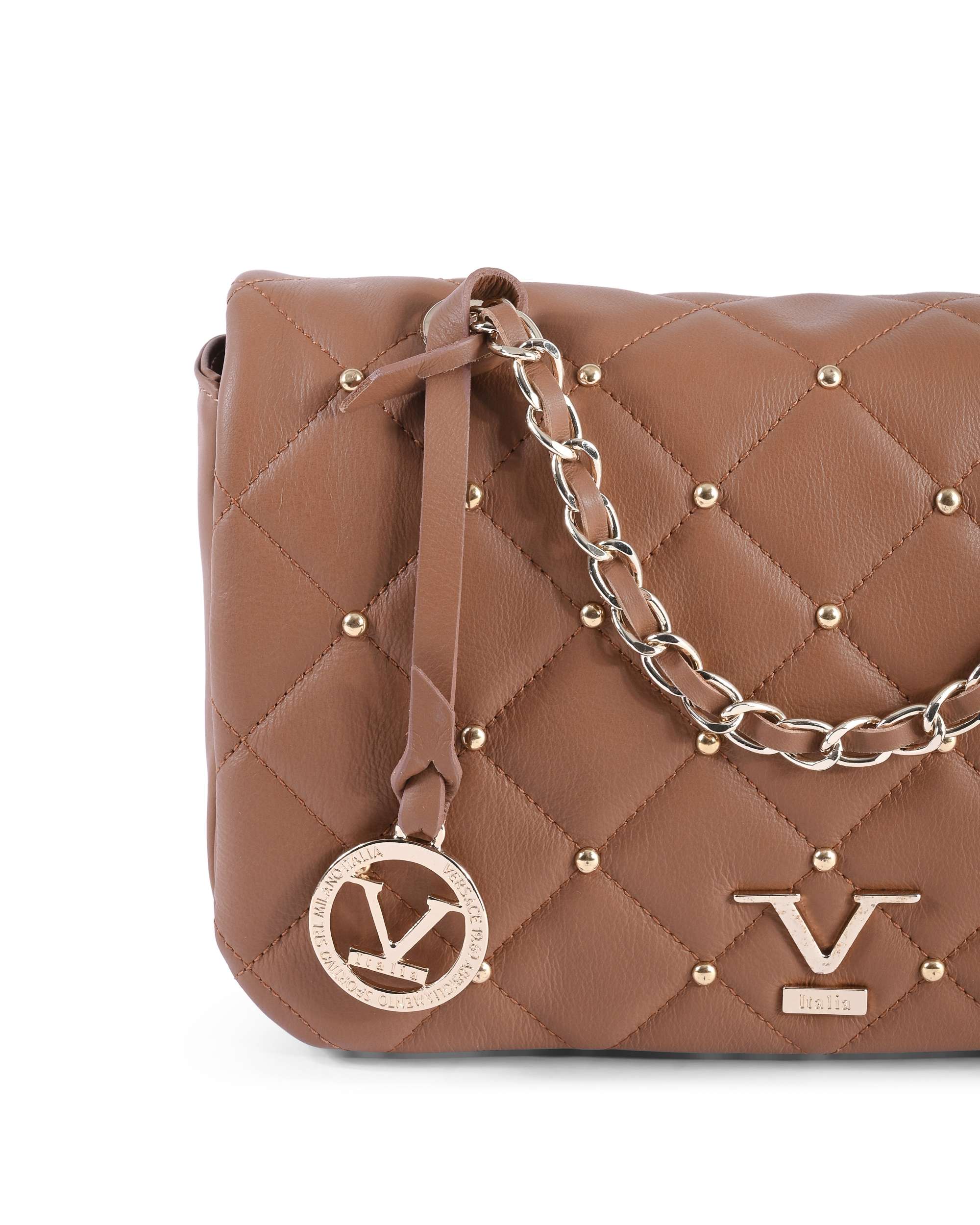 Borsa Donna V Italia M392 SAUVAGE CUOIO SCURO