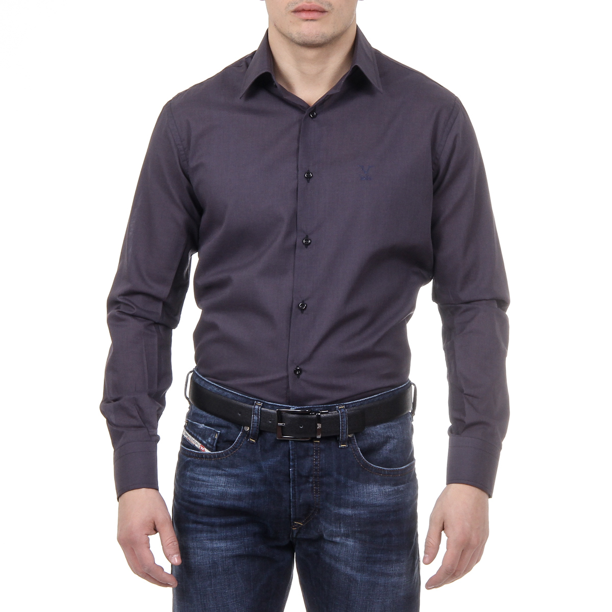 V 1969 Italia Camicia da uomo con collo classico 377 VAR. 524