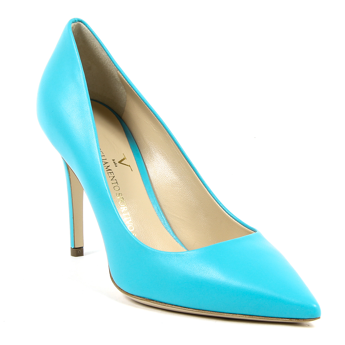 V 1969 Italia Donna Décolleté Azzurro Chiaro MINA