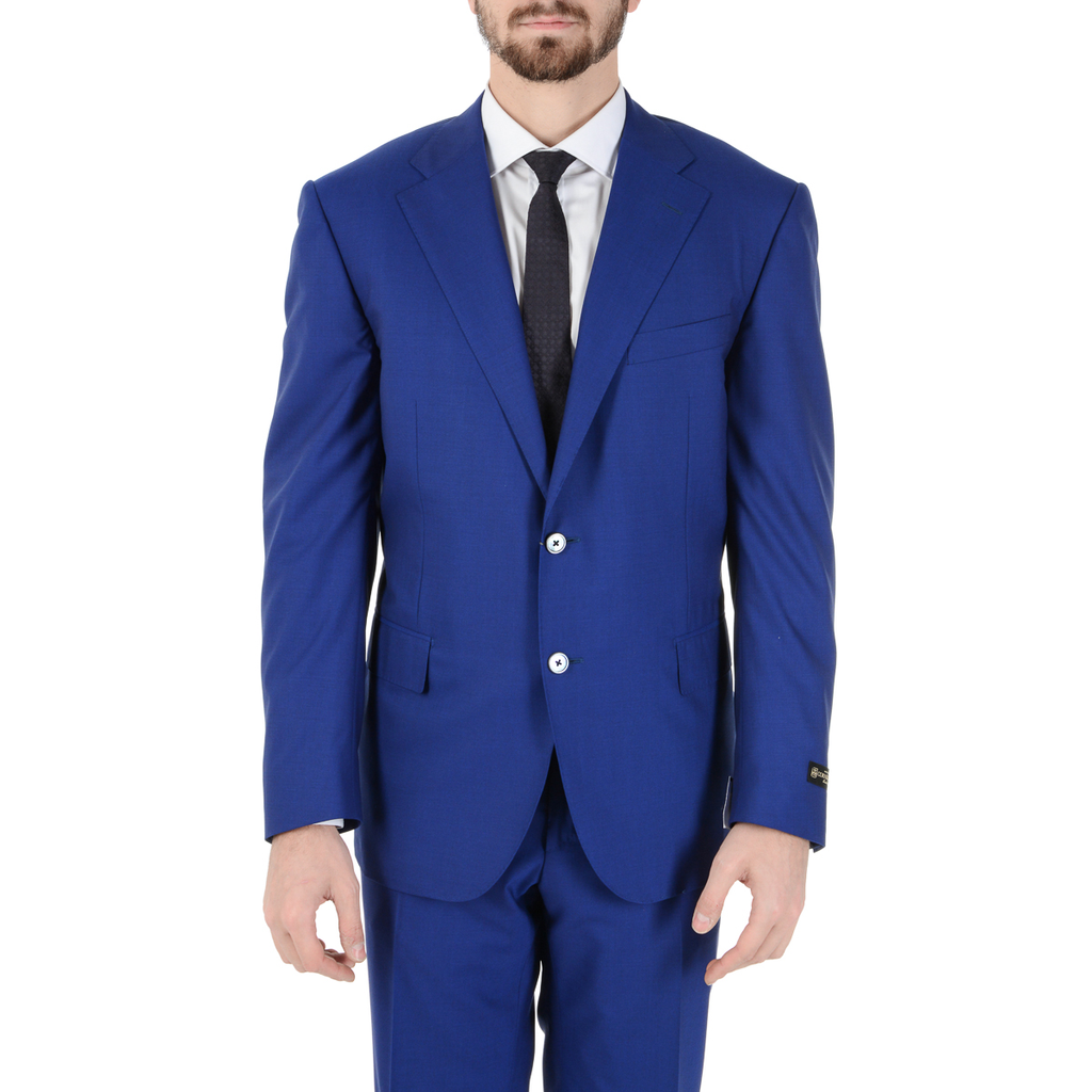 Abito da uomo Corneliani maniche lunghe blu Super 160's