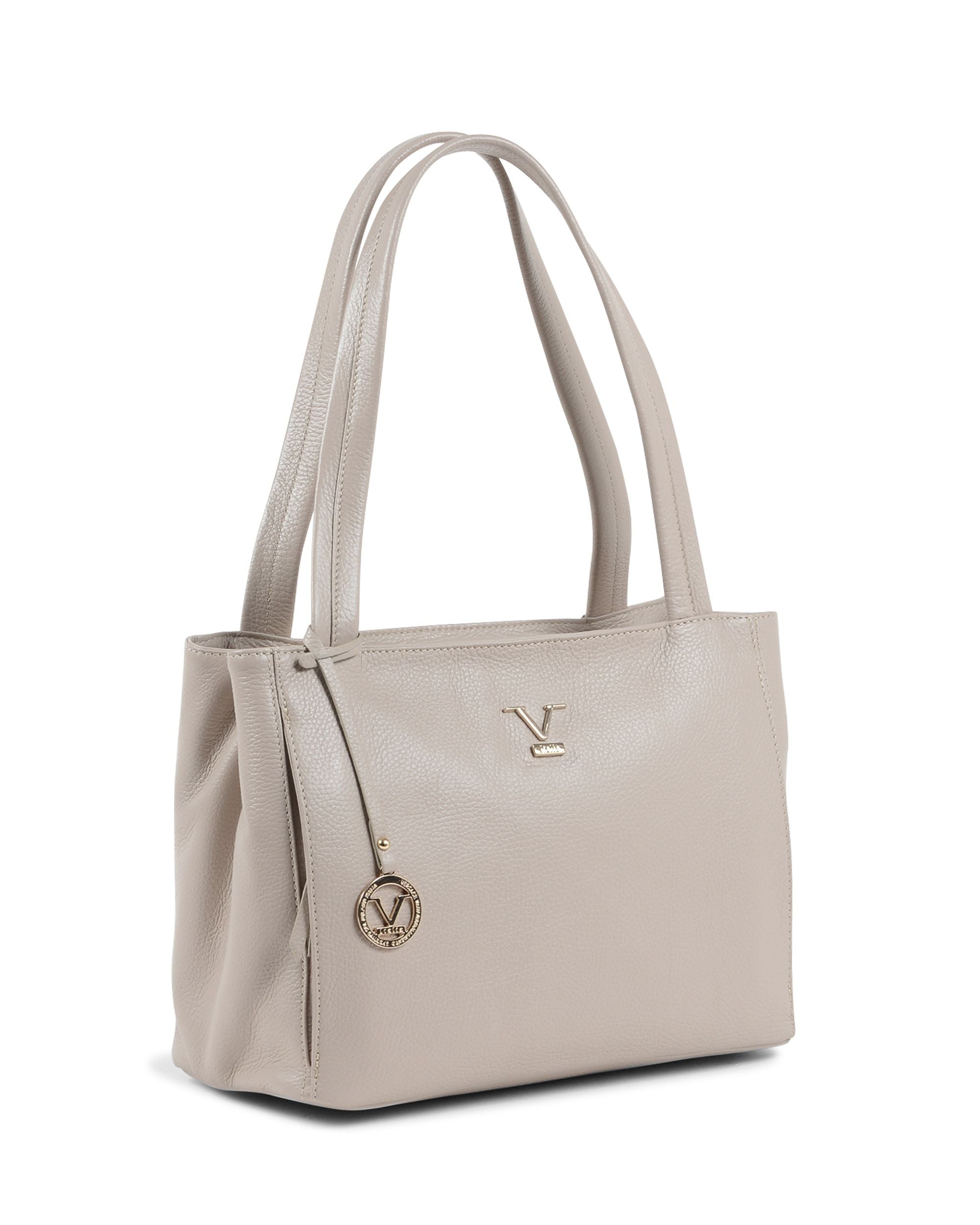 V Italia Borsa a mano da donna Taupe VE0792 MARMO