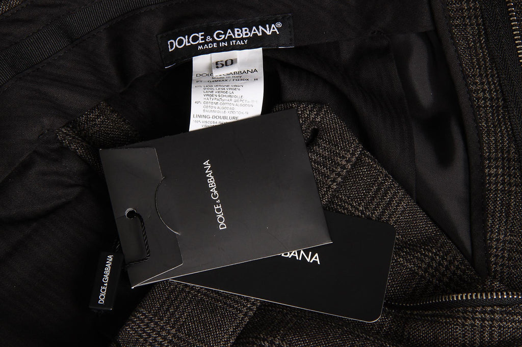 Pantaloni da uomo Dolce & Gabbana Lambretta lana vergine G4M6AX FQ3DX S8102