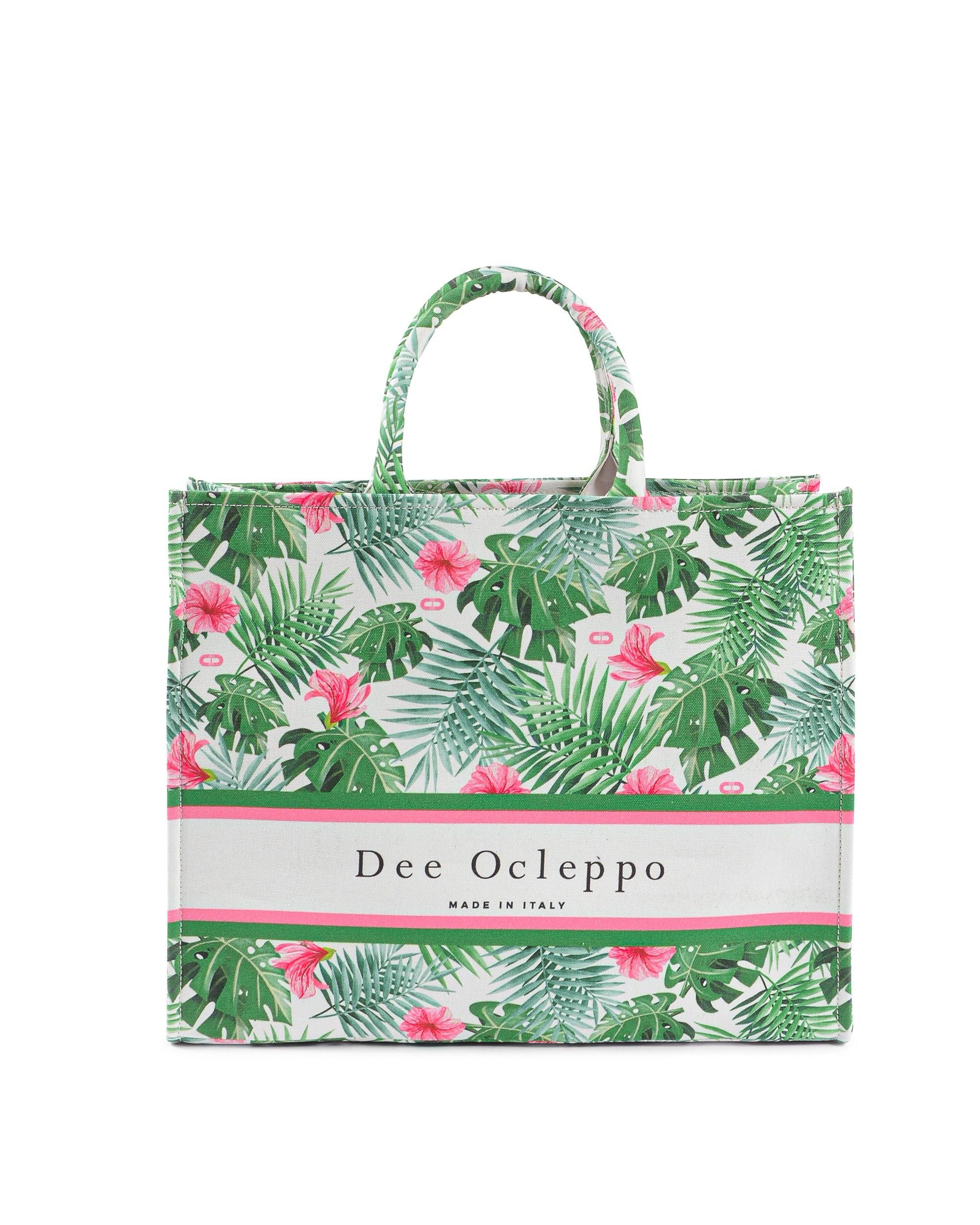 Borsa Dee Palm - Bianco/Verde