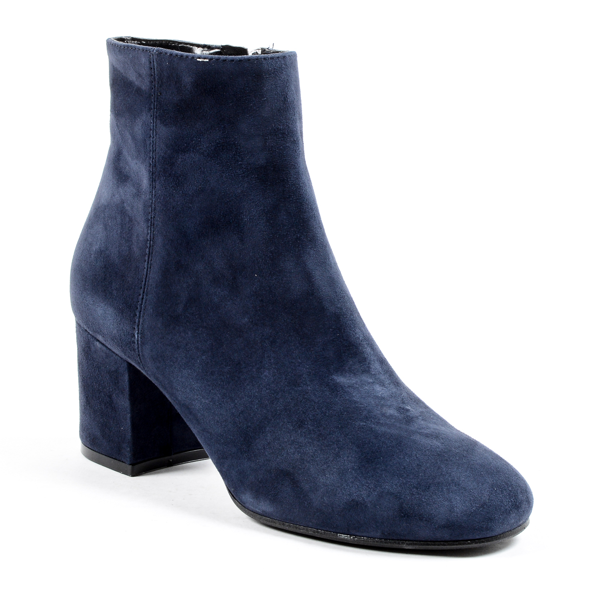 V 1969 Italia Stivaletto con tacco da donna blu MAD