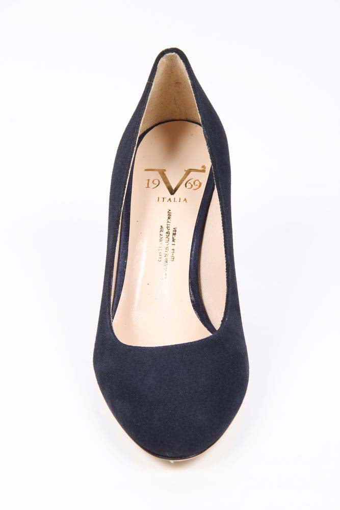 Décolleté Donna V 1969 Italia 4665 GAE PE CAM15BL CAMOSCIO BLU