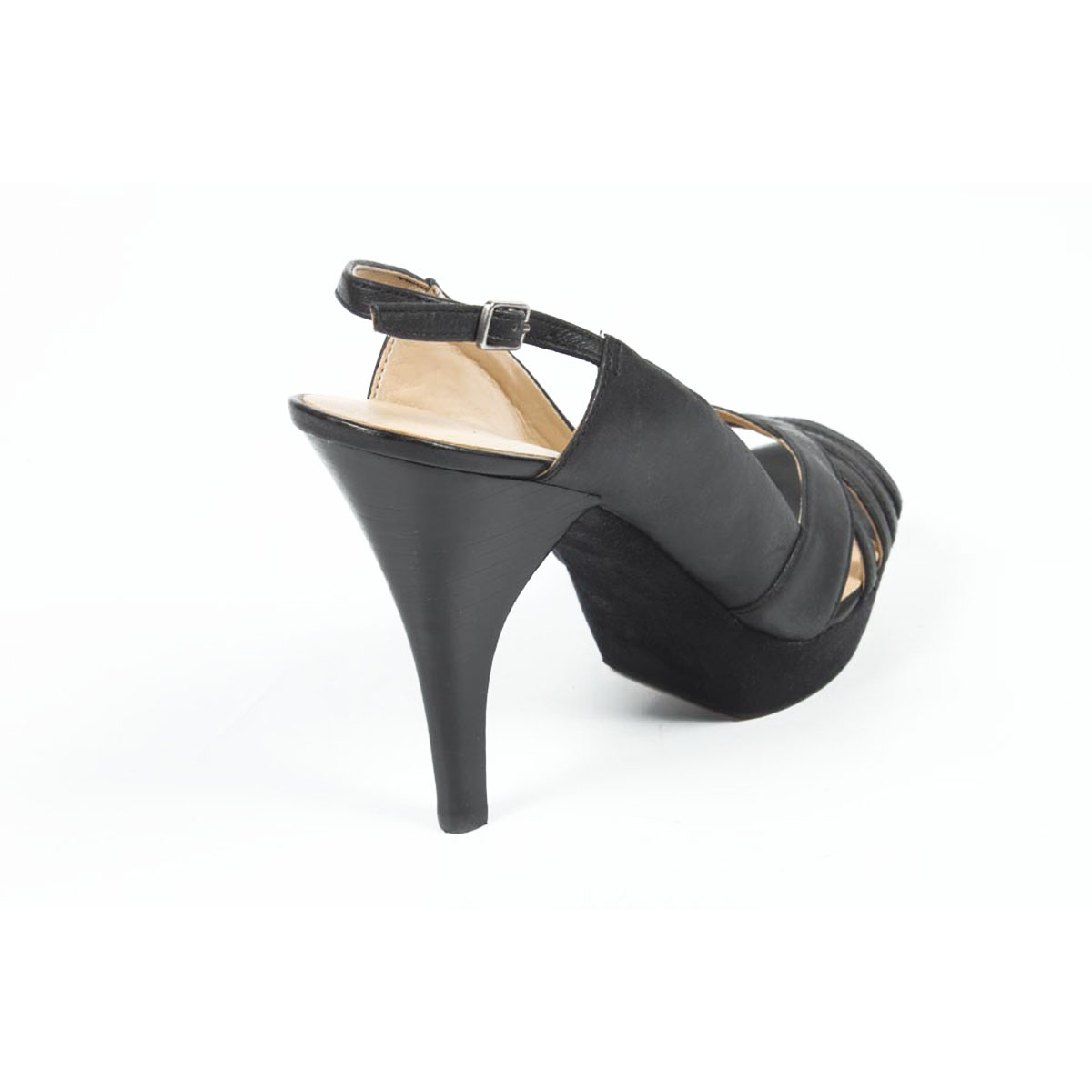 Sandalo con cinturino posteriore da donna Nine West NWSTUNNER NERO