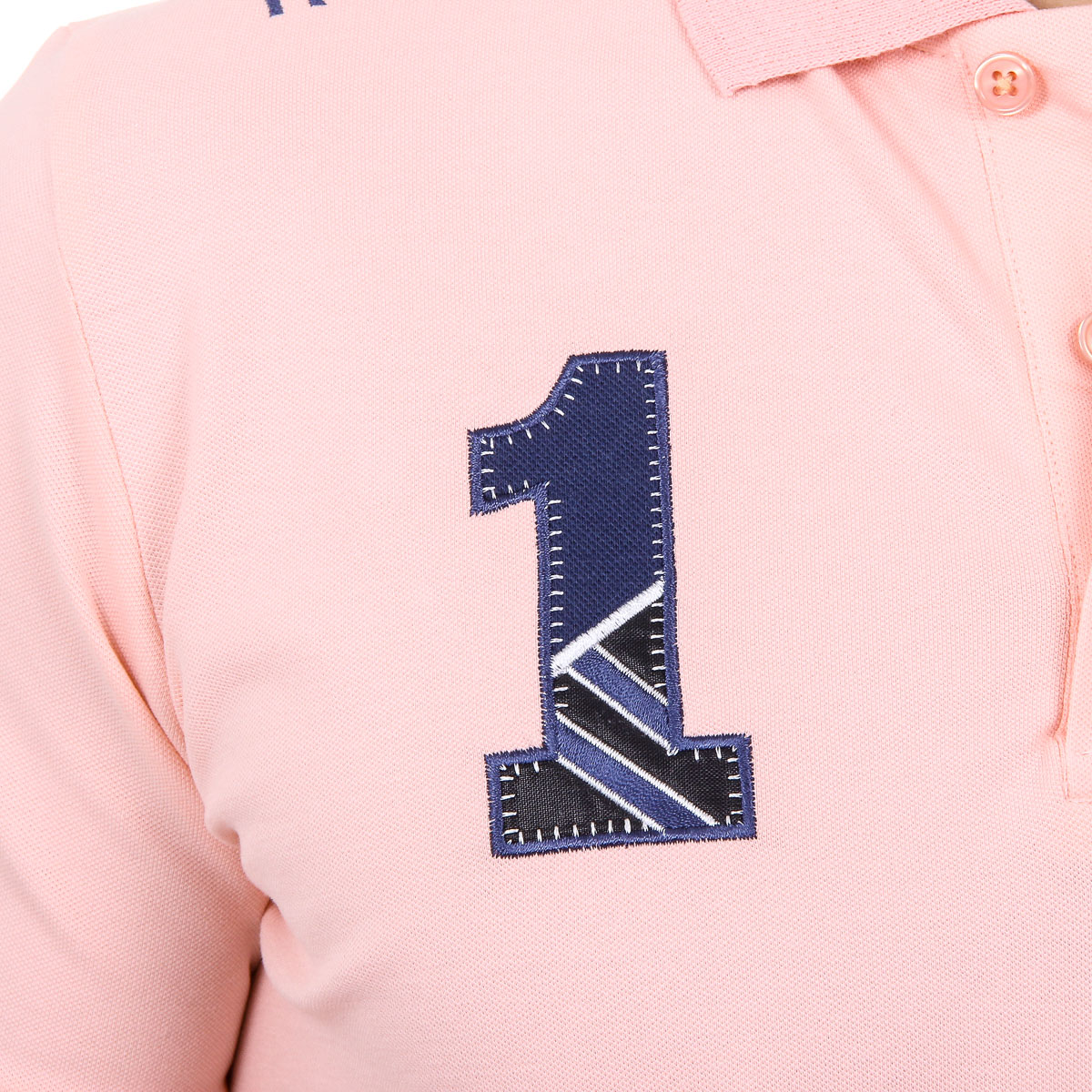Polo da uomo a maniche corte Ufford & Suffolk Polo Club US008 ROSA