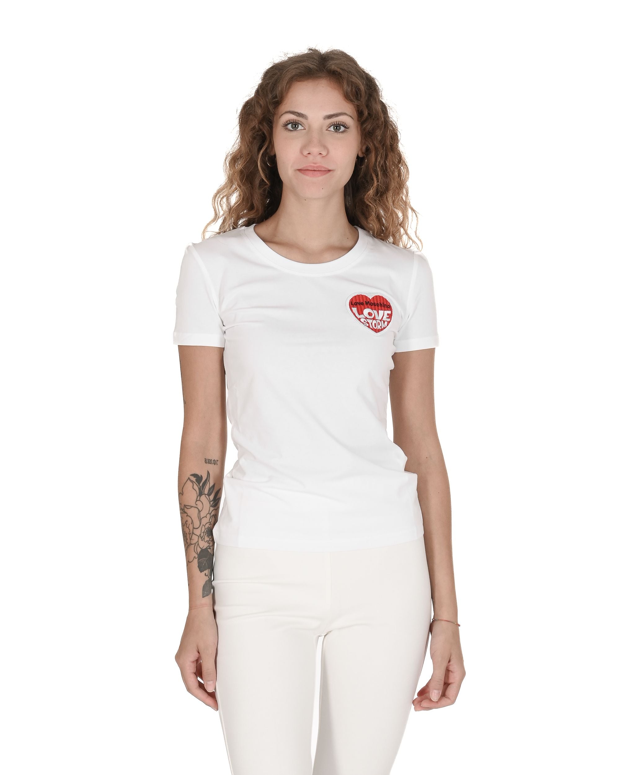 T-shirt da donna Love Moschino W 4 H19 80 E 1951 4120 MULTI