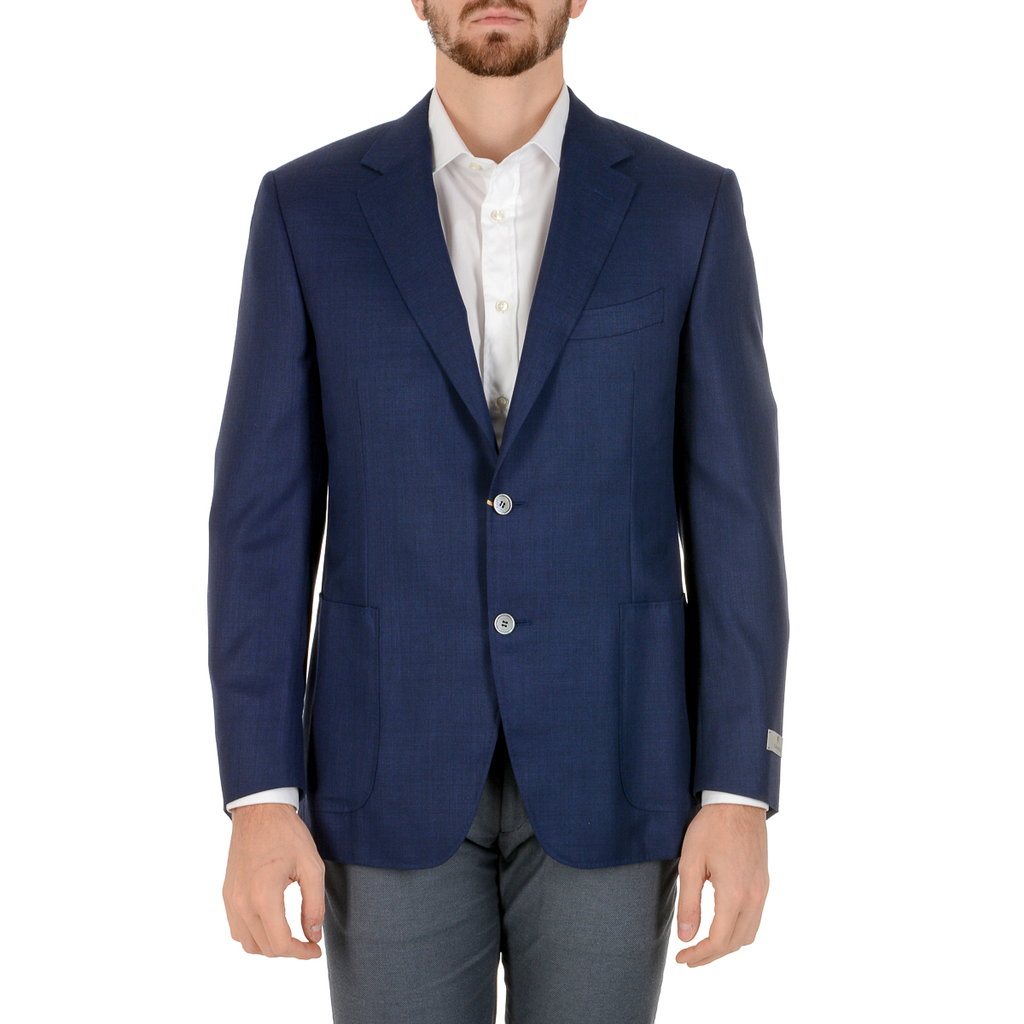 Giacca uomo Canali maniche lunghe blu