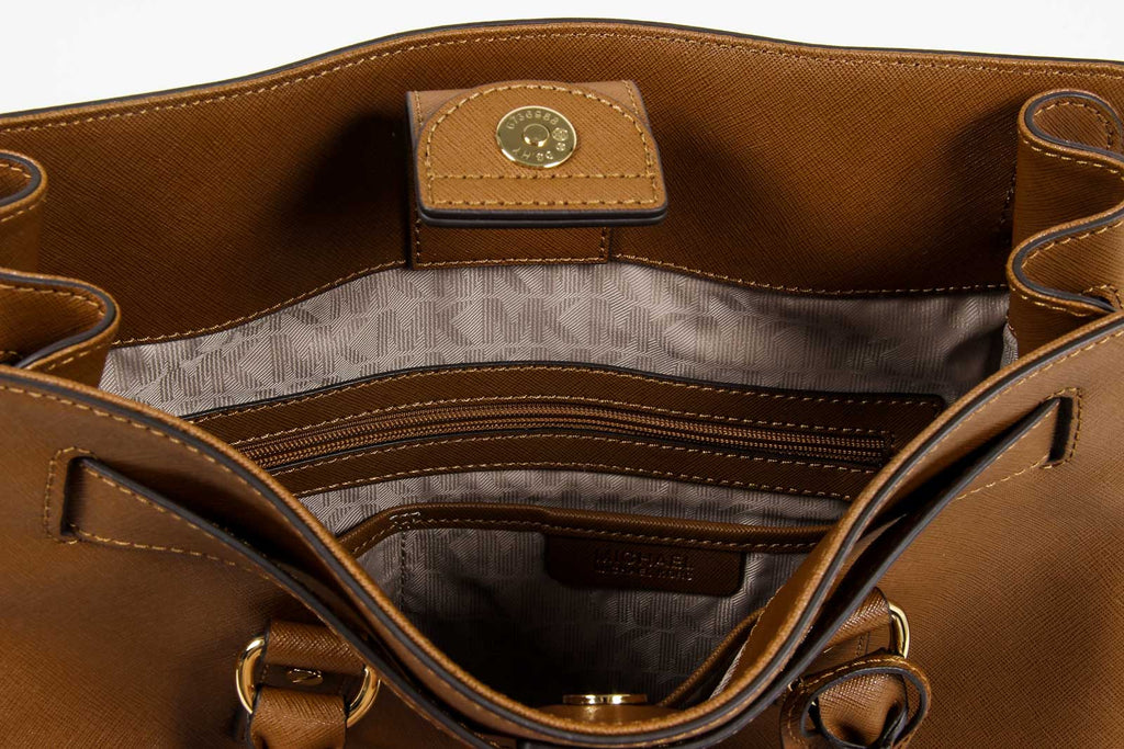Borsa a mano grande in pelle Hamilton da donna Michael Kors