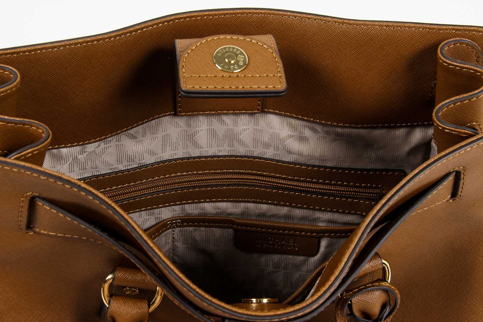 Borsa a mano grande in pelle Hamilton da donna Michael Kors