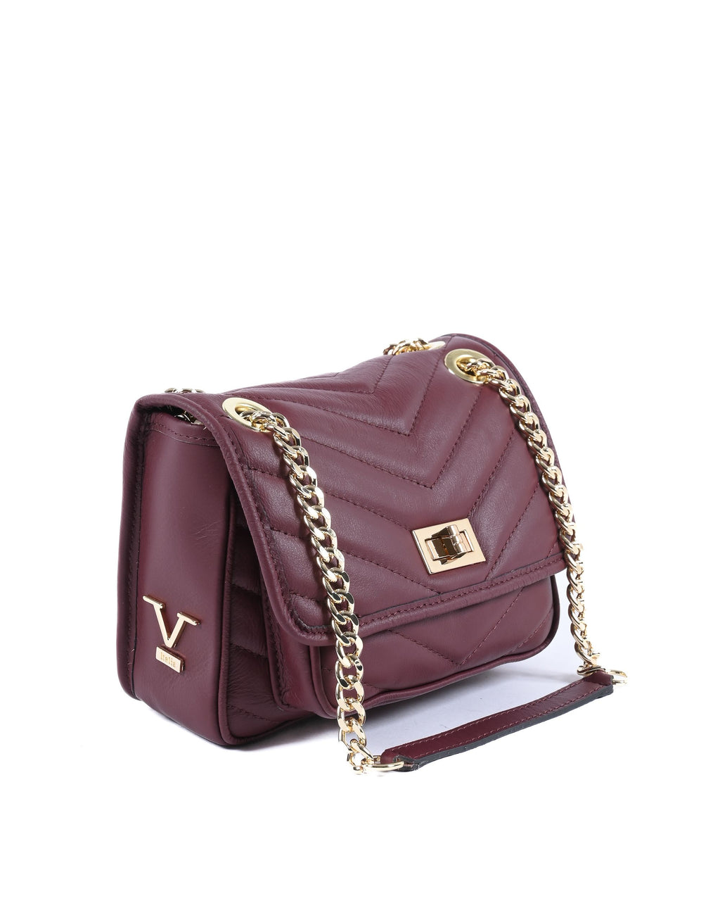 Borsa a mano da donna V Italia 10507 SAUVAGE BORDEAUX