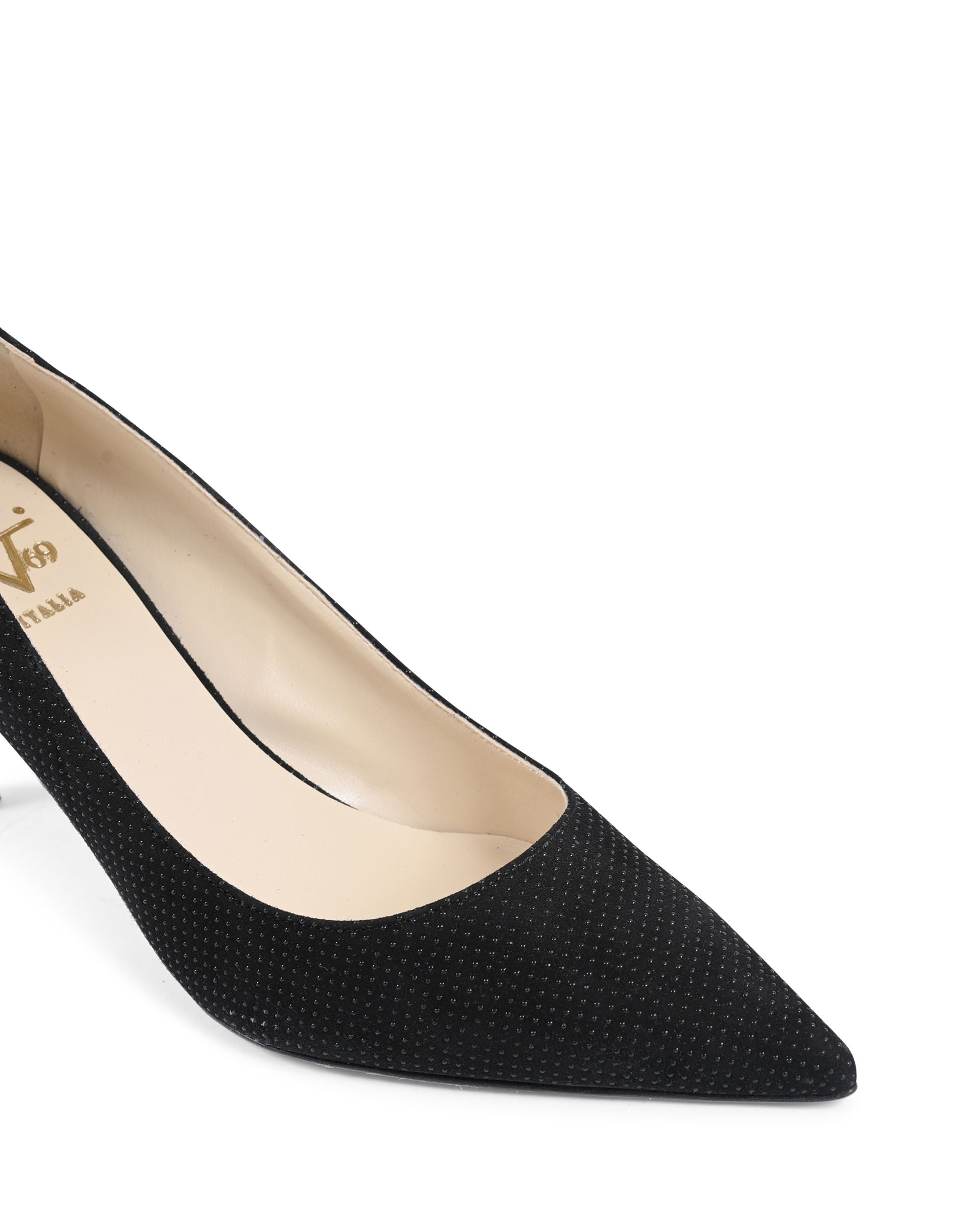 19V69 Italia Decolleté Donna Nero INES65 NERO BOTT. TESSUTO