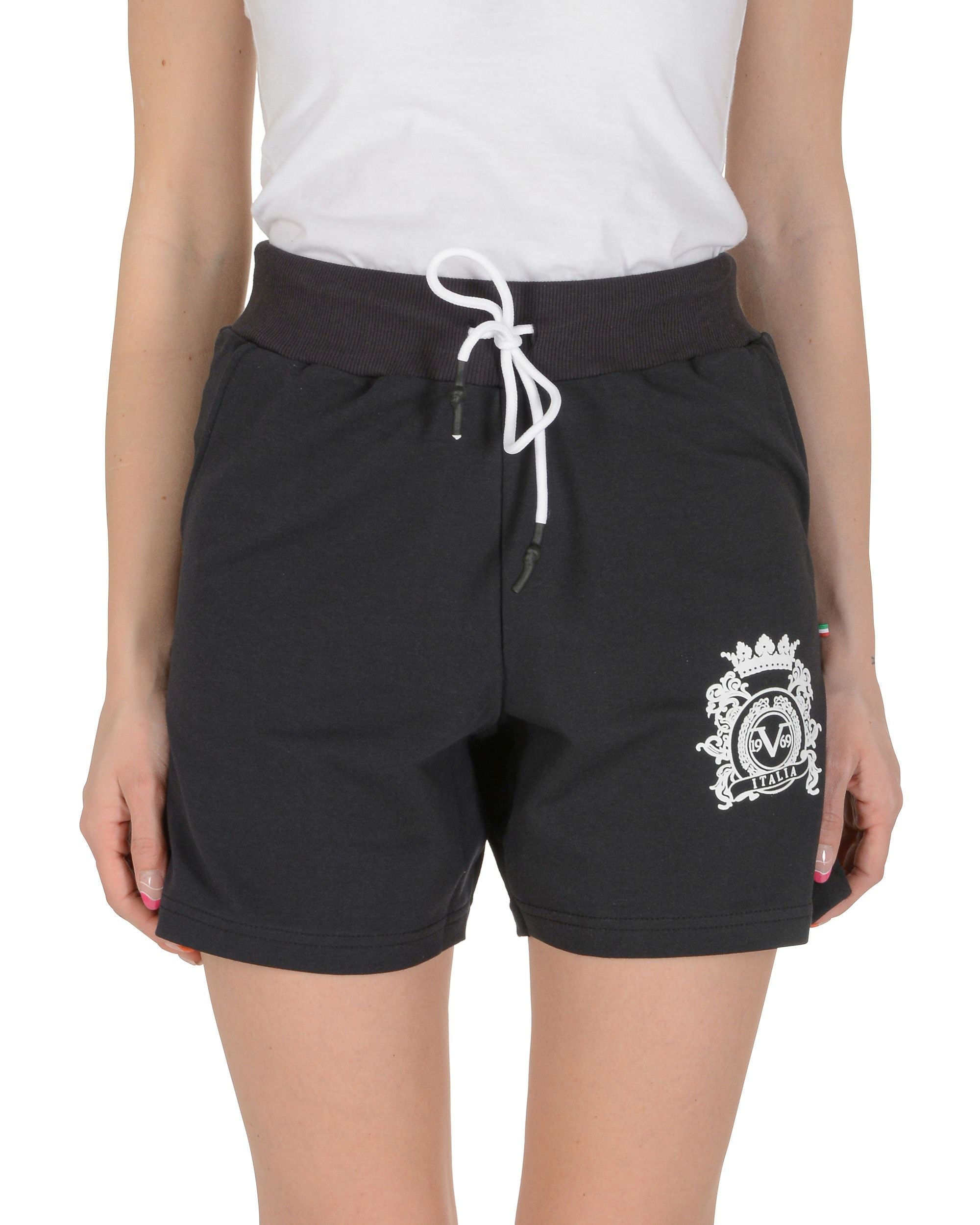 19V69 Italia Pantaloncini da donna grigio scuro NAMI GRIGIO SCURO