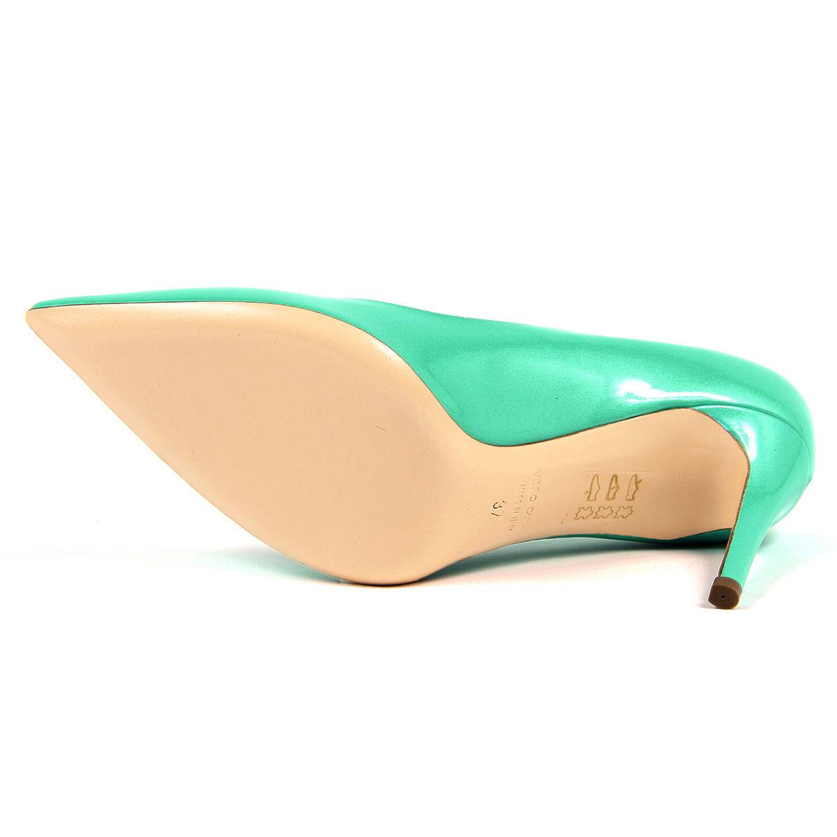 V 1969 Italia Womens Pump Green MINA