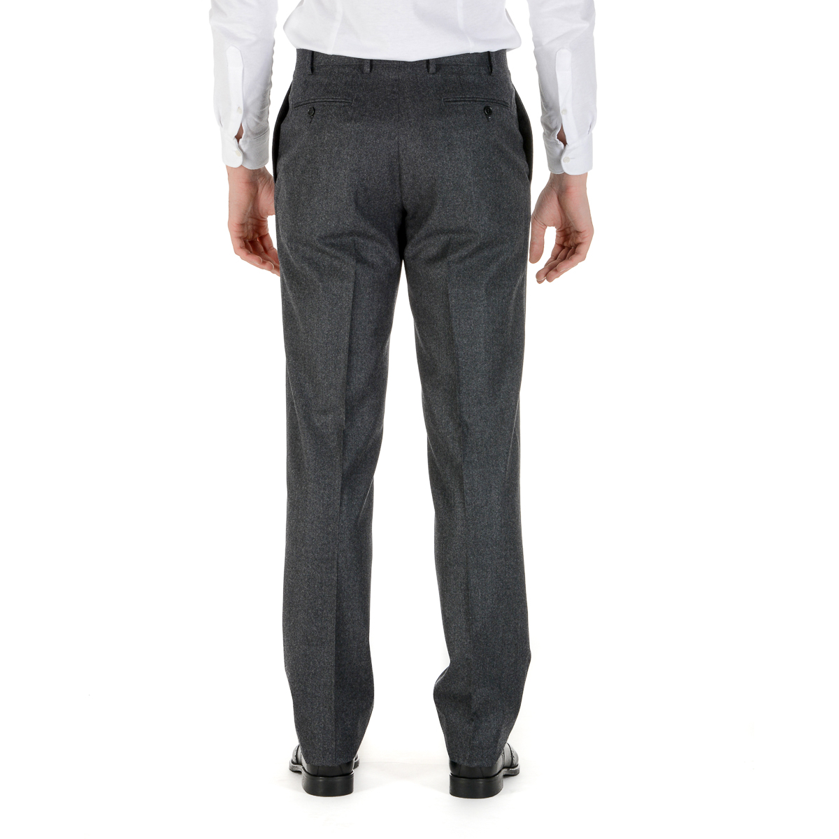 Pantaloni da uomo Canali grigio scuro