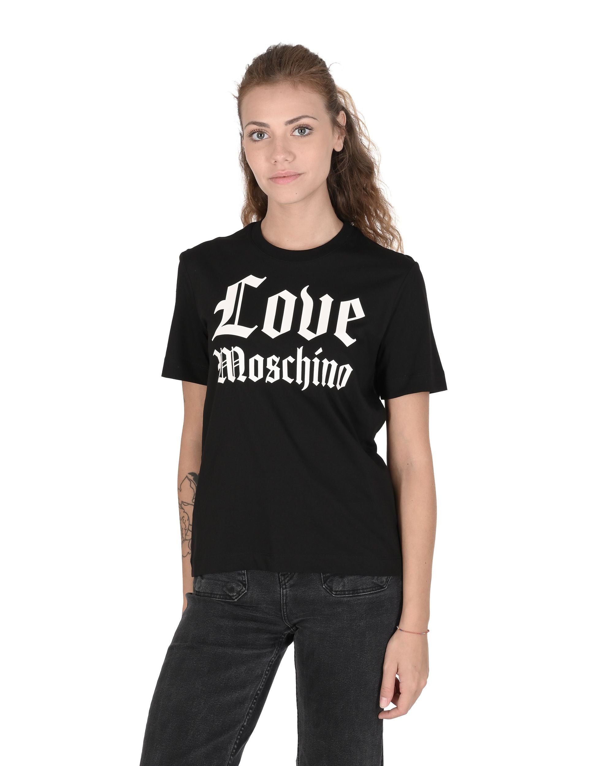 T-shirt da donna Love Moschino W 4 H06 33 M 3876 C74 NERO