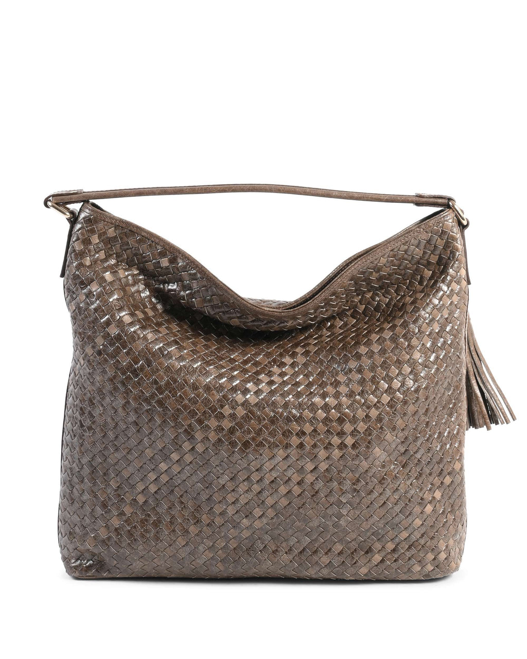 Borsa Donna Dee Ocleppo GM2054 MIAMI INTRECCIATO FANGO
