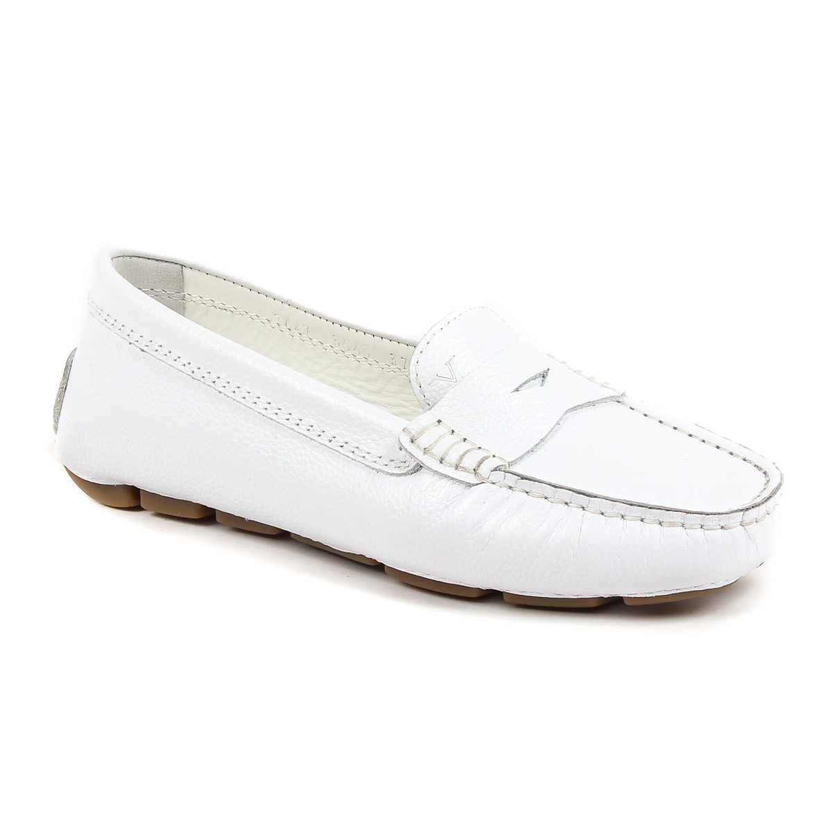 V 1969 Italia Mocassino da donna bianco AMALFI