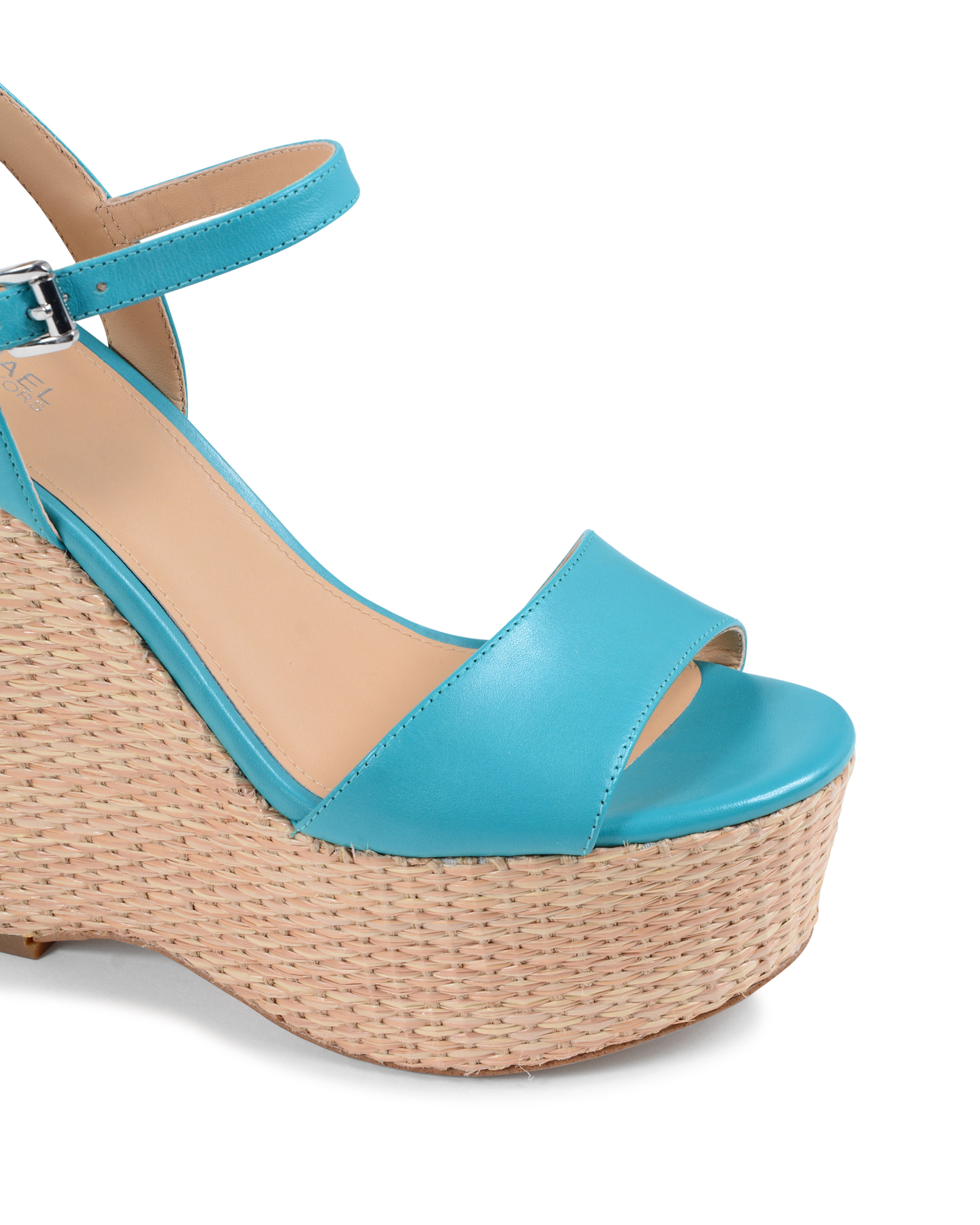 Sandalo con zeppa da donna Michael Kors azzurro FISHER