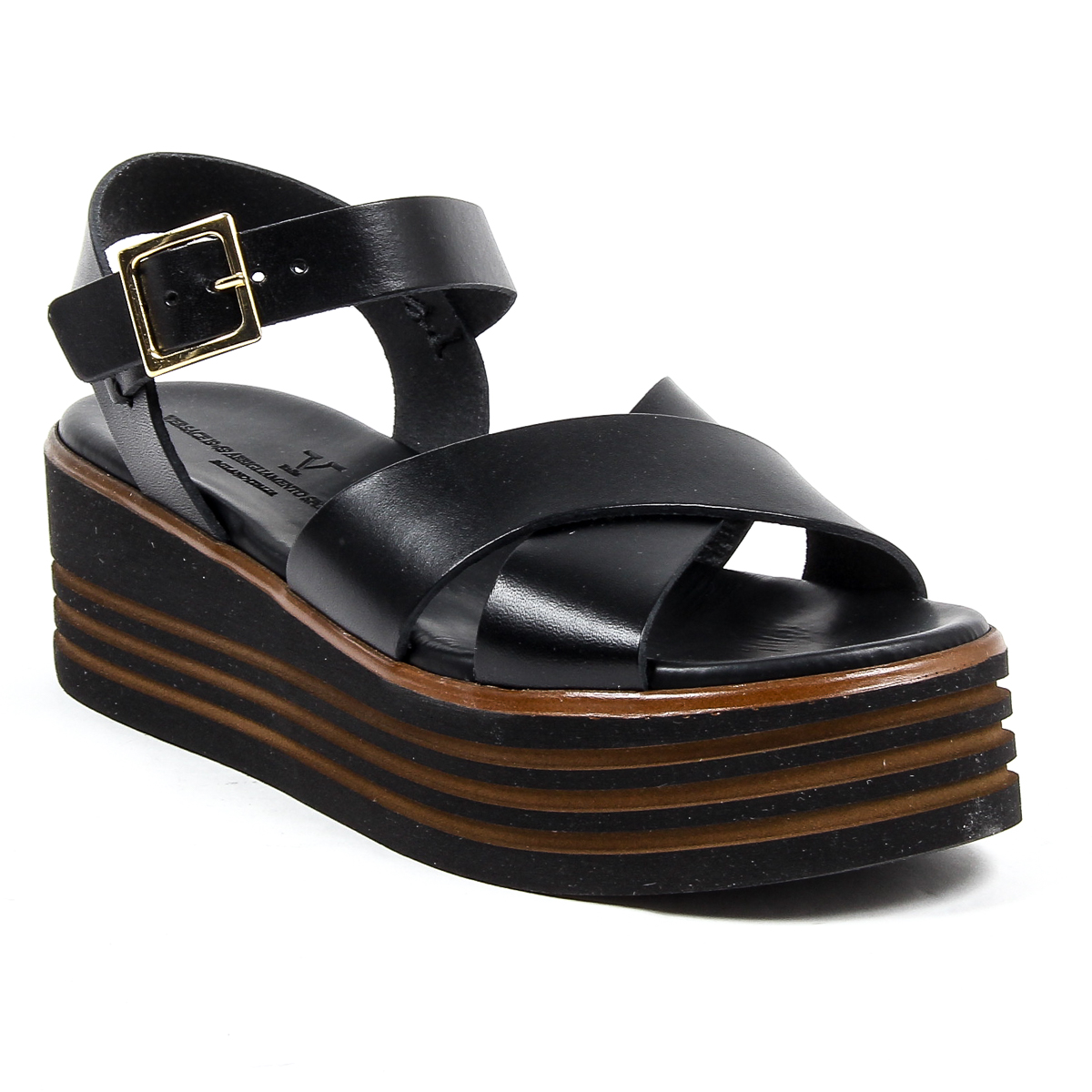 Sandalo flatform da donna V 1969 Italia