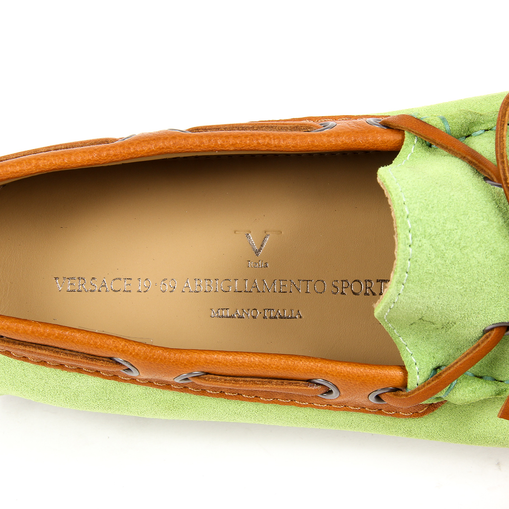 Mocassini da uomo V 1969 Italia Verde OPACO