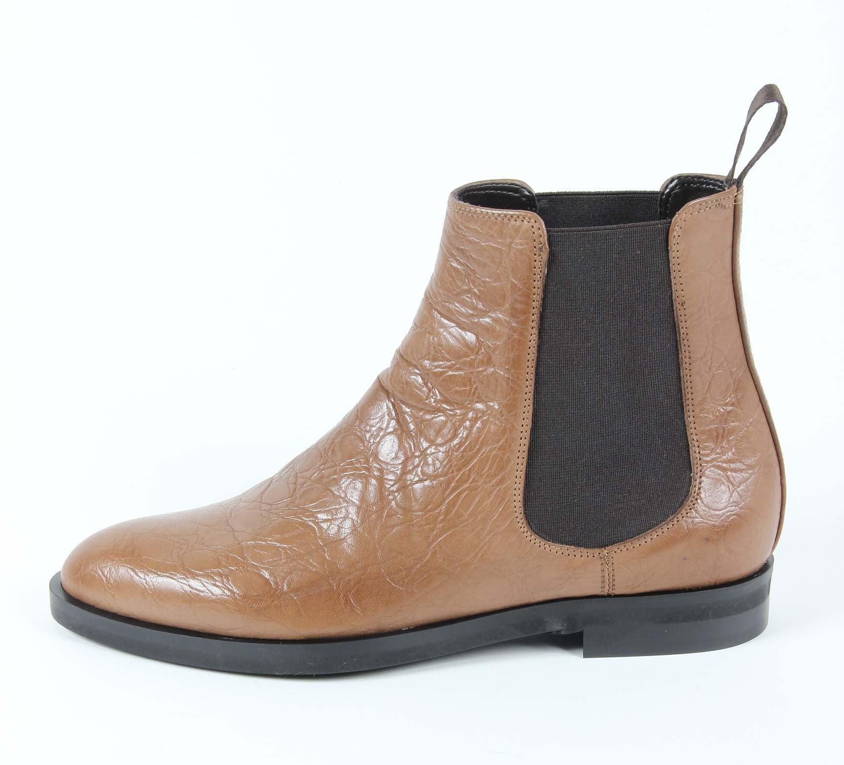 Stivaletto Donna V 1969 Italia B1578 COCCO CASHMERE CUOIO
